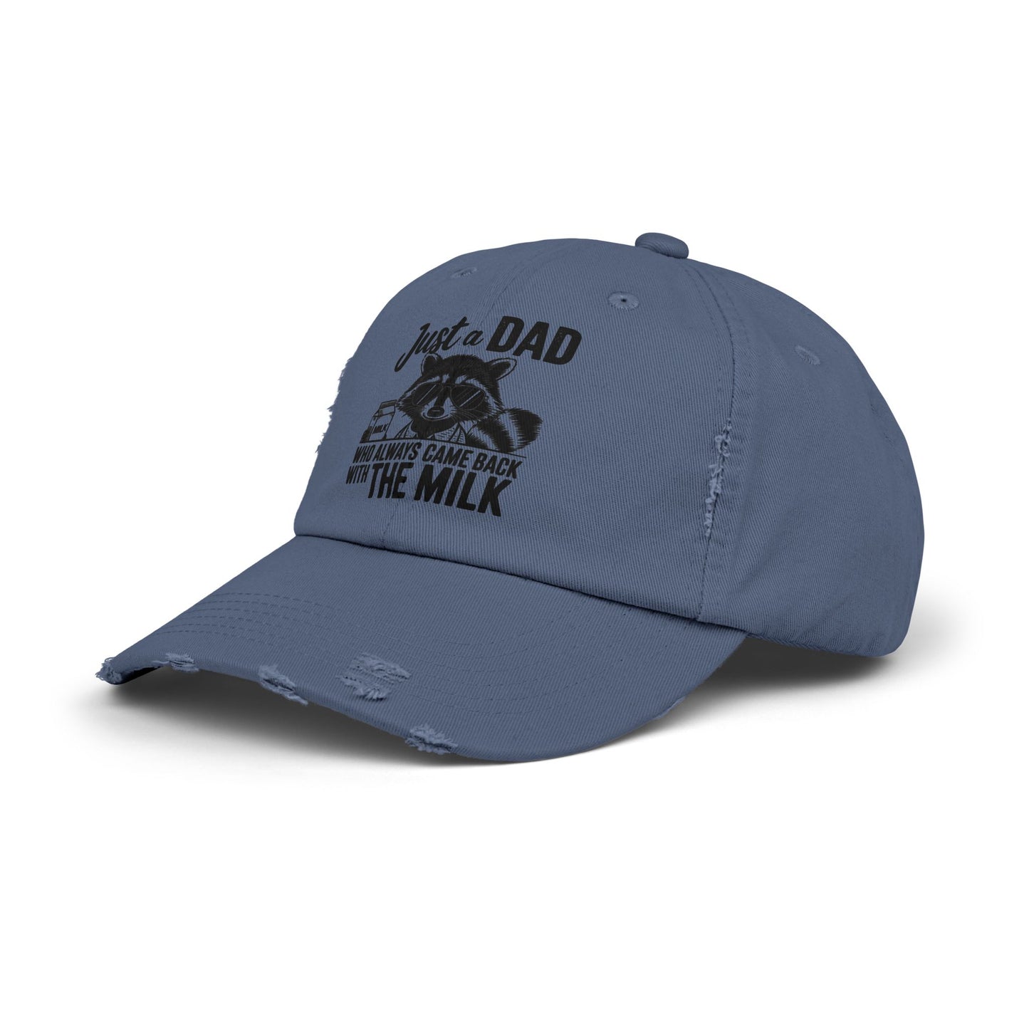 Distressed Cap - Dad / Funny - Just a dad (1)
