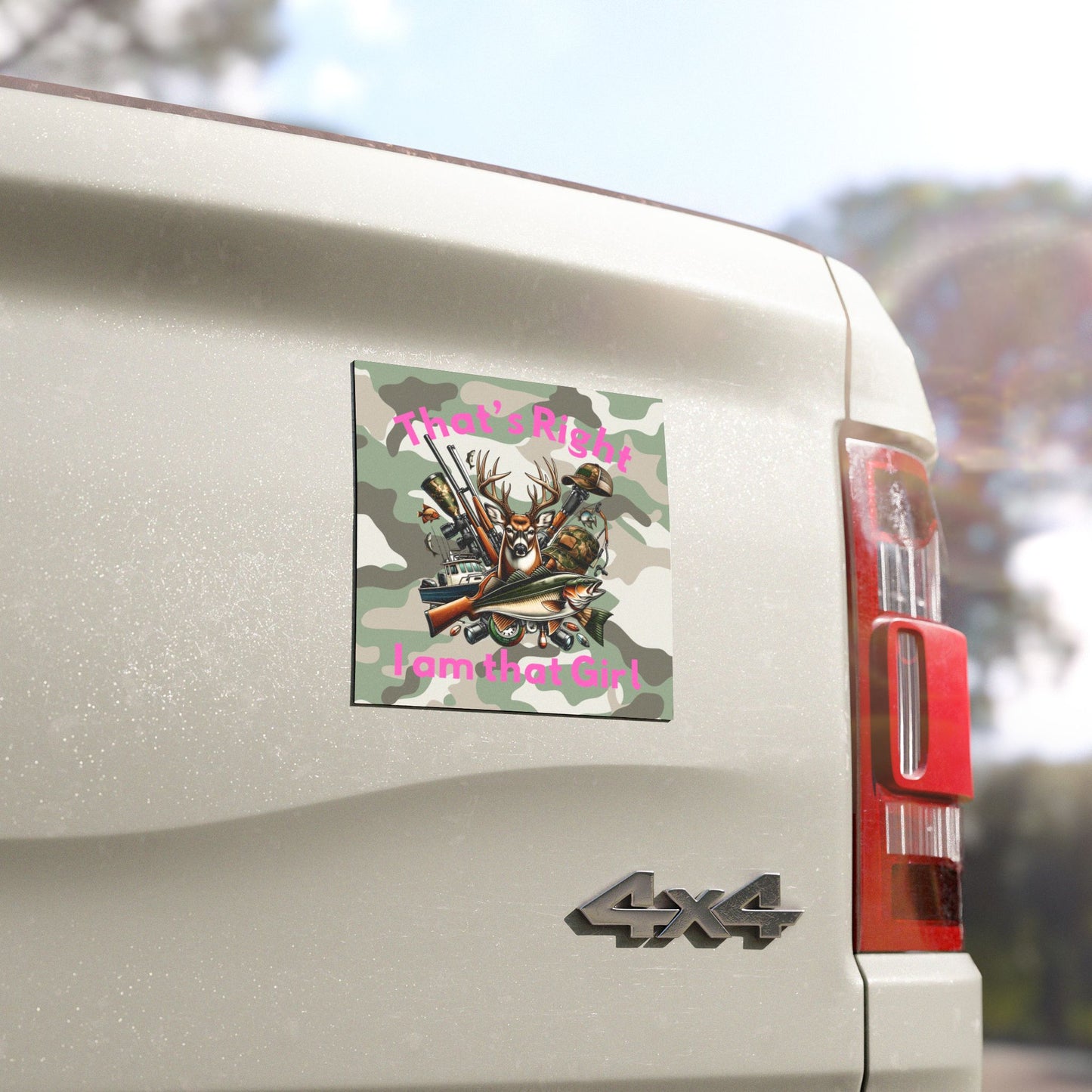 Car Magnets - Hunting - I am that Girl (1)