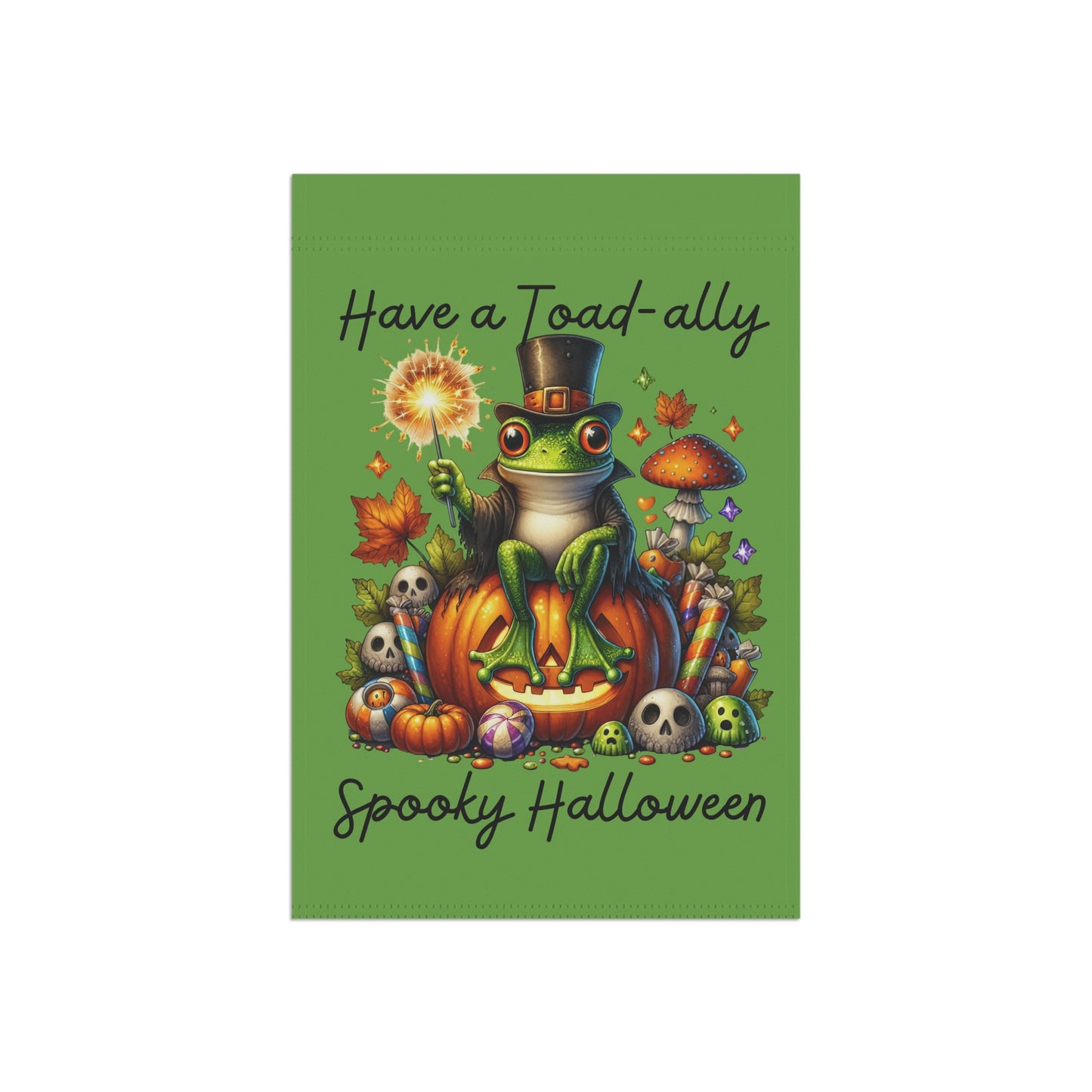 Garden Flag - Halloween - Toad-ally Spooky Halloween (01a)