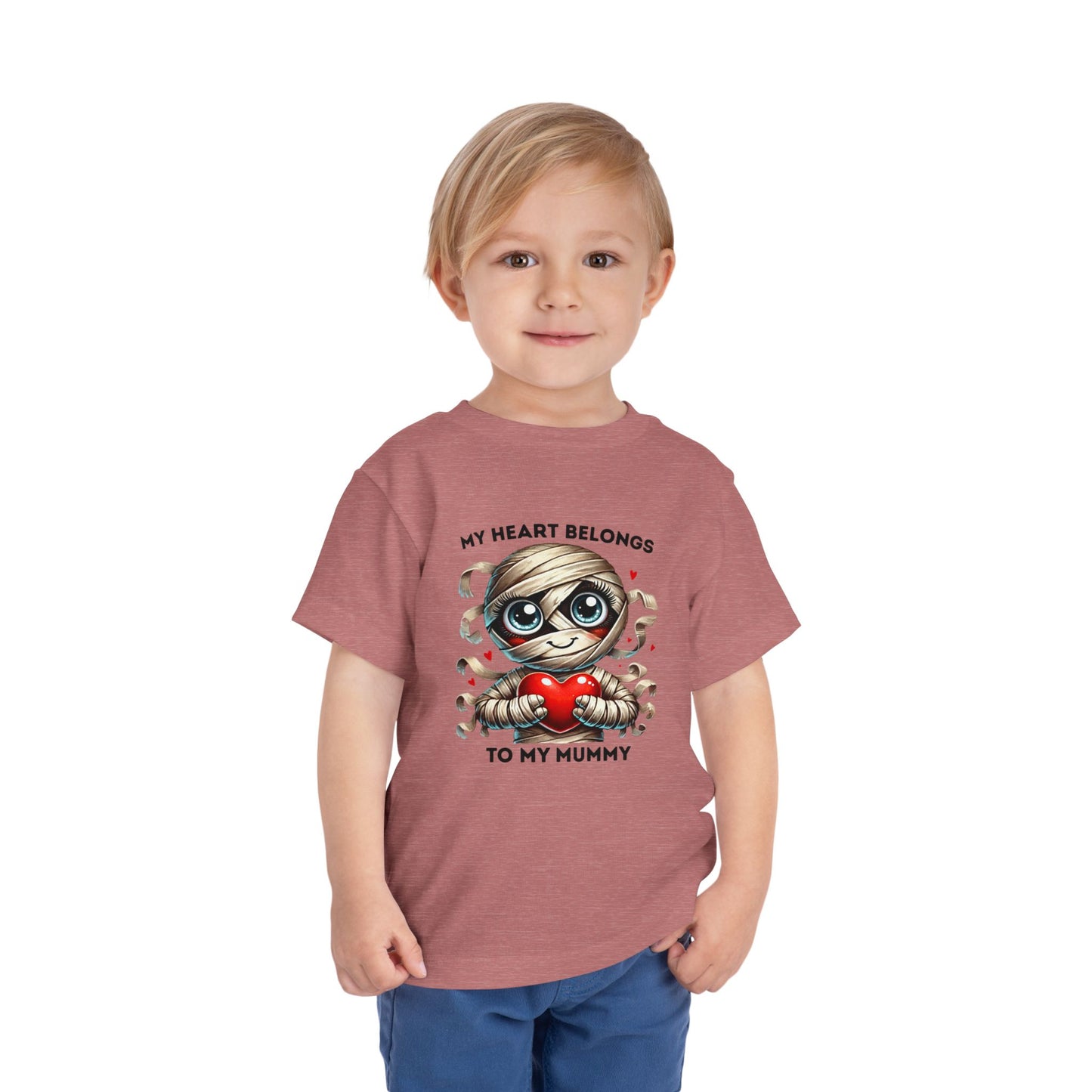 Toddler Tee - Halloween - My Heart Belongs to My Mummy (2a)