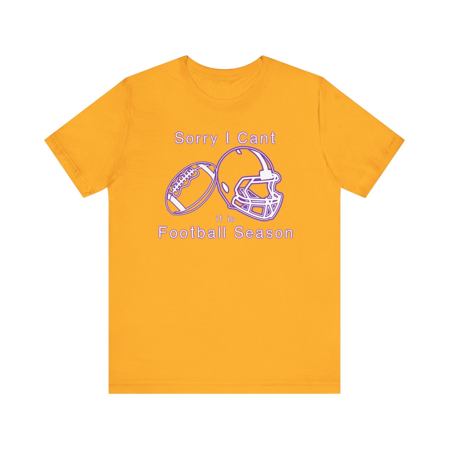 T-shirt - Football - Sorry I Cant (01c)