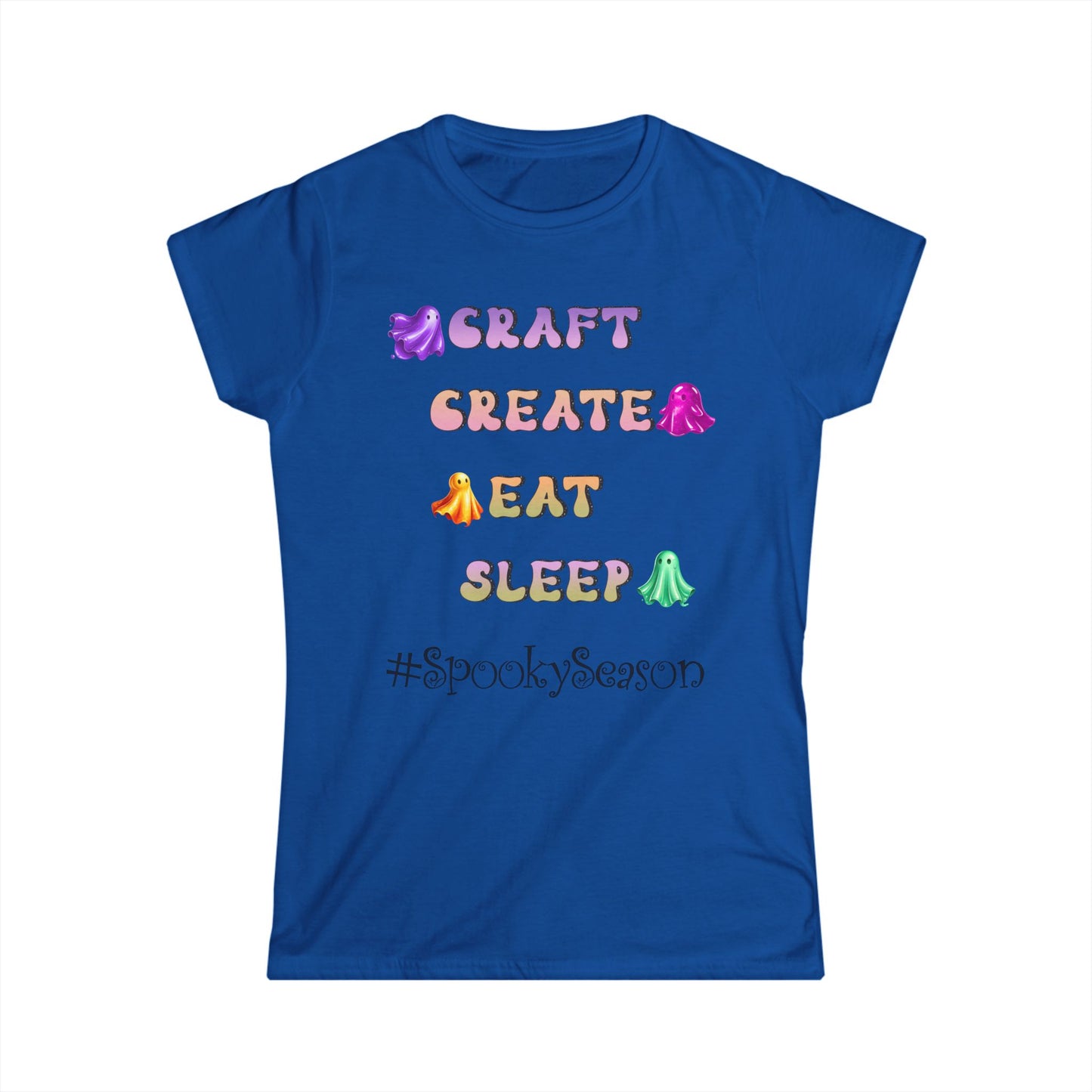 Female T-Shirt - Halloween - Craft Create Eat Sleep #spookyseason (01a)