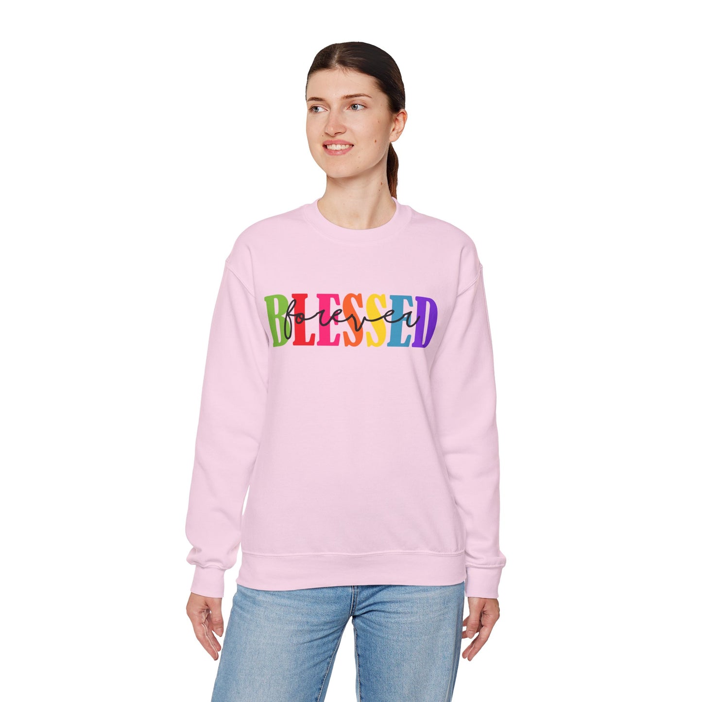 Sweatshirt - Faith - Blessed Forever (1)
