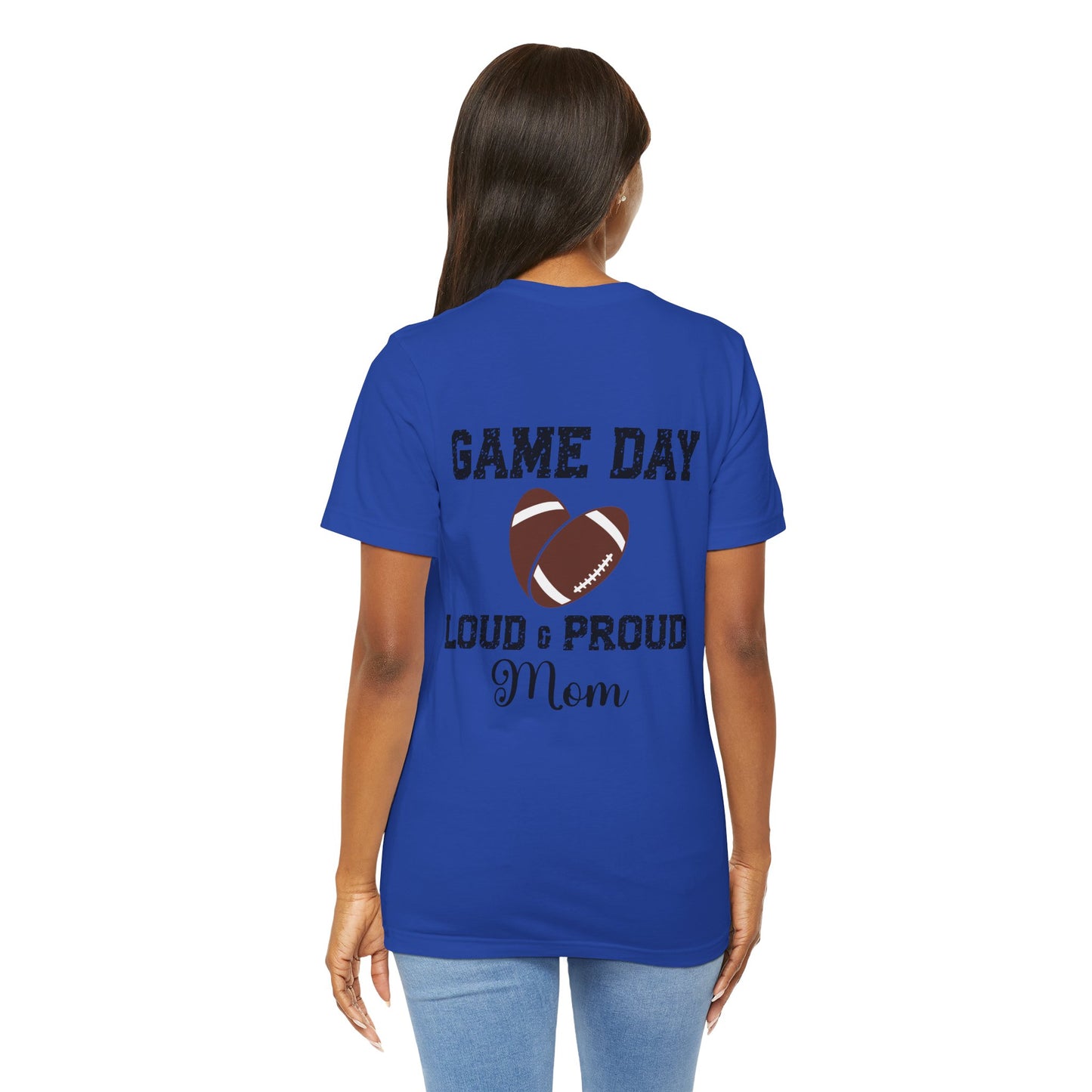 T-shirt - Football - Loud & Proud Mom (01a)