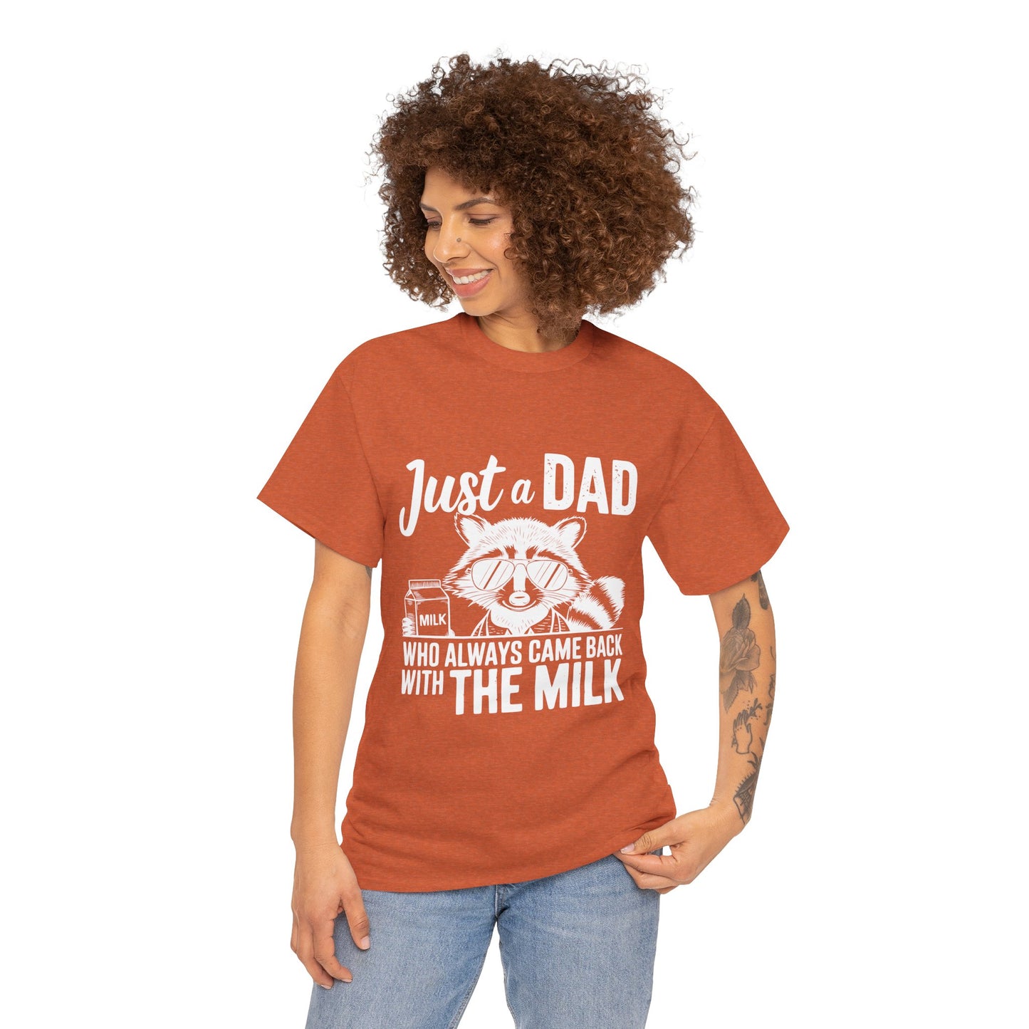 T-Shirt - Dad / Funny - Just a Dad (1) - White Writing