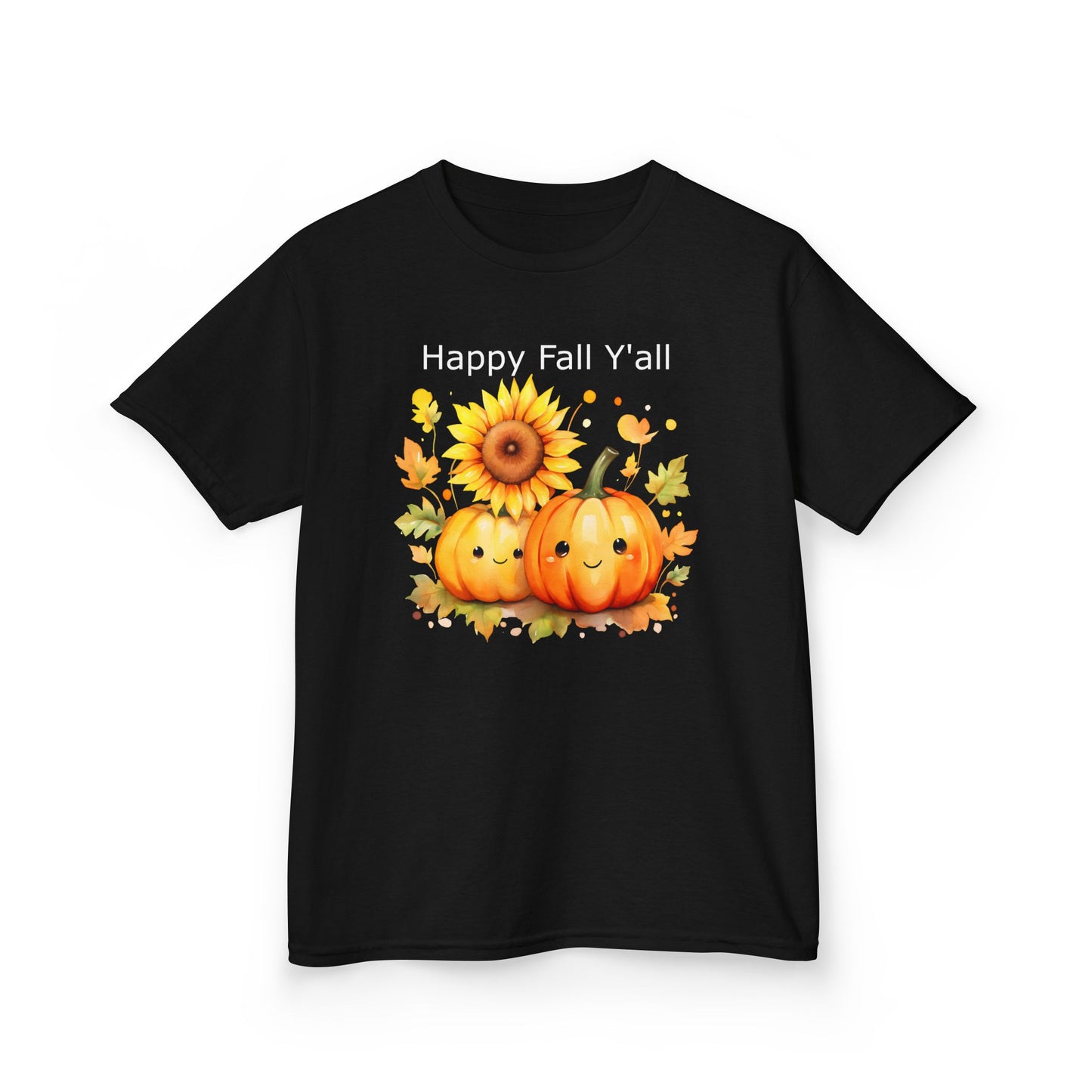 Child Tee - Autumn - Happy Fall Y'All (01)