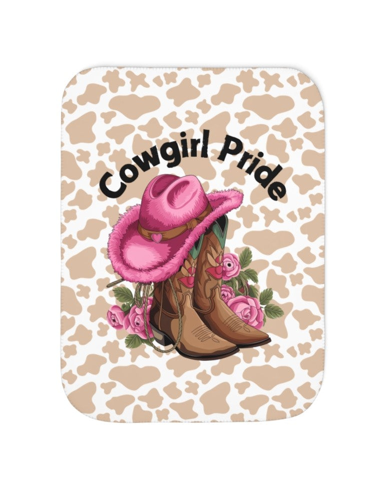 Sherpa Blanket - Cowgirl Pride