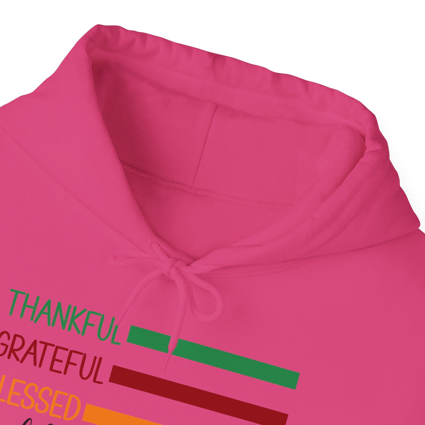 Heavy Blend Hoodie - Christian - Thankful, Grateful, Blessed & a Mess (1a)