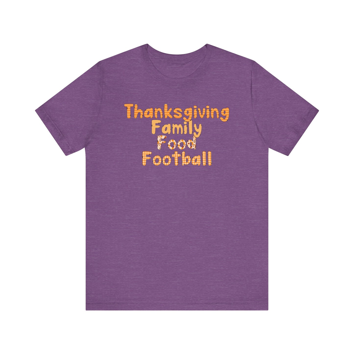 T-shirt - Thanksgiving - Family Food Football (01a)