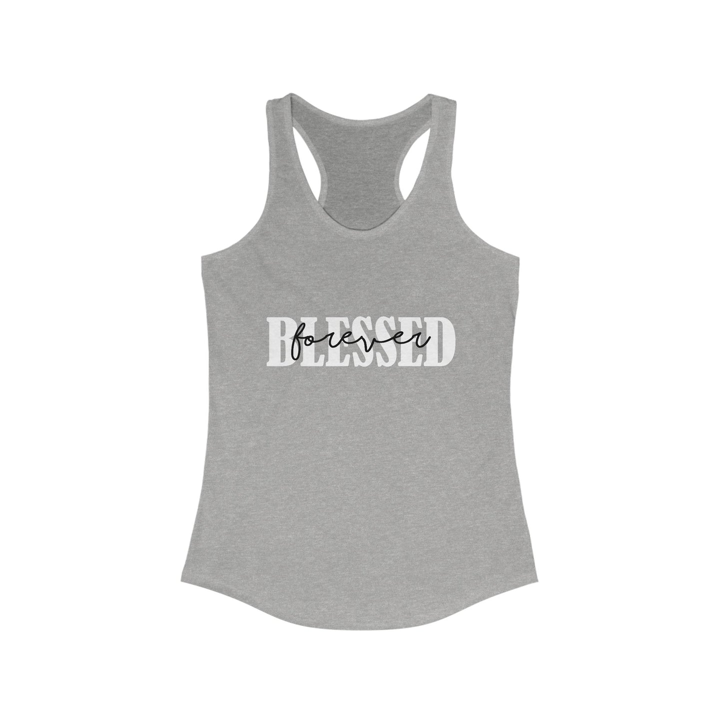 Female Tank Top - Faith - Blessed Forever (1b) - Razor Back