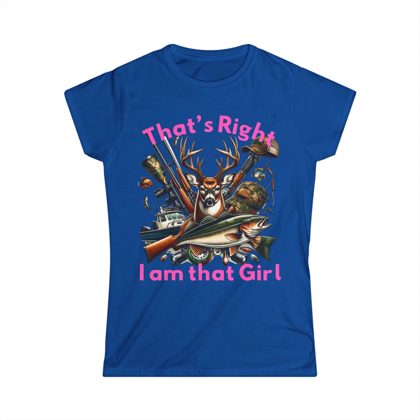 Female T-Shirt - Hunter - I am that girl (1a)