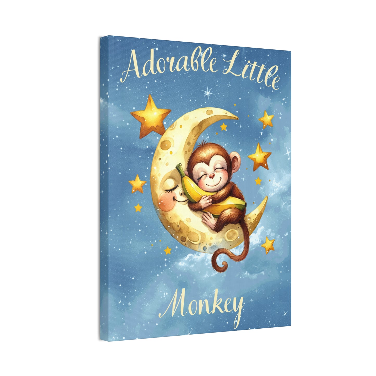 Nursery Canvas - Adorable Little Monkey