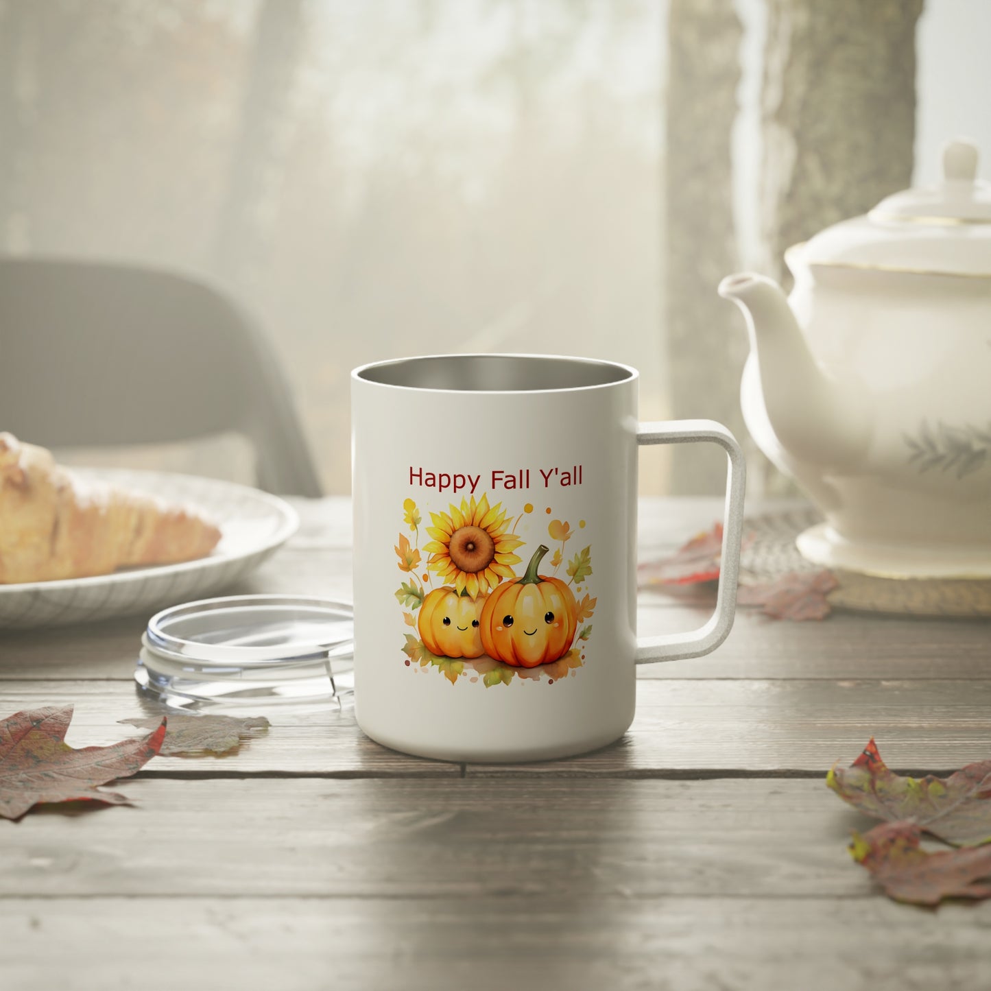 Insulated Mug - Autumn - Happy Fall Y'all (01)