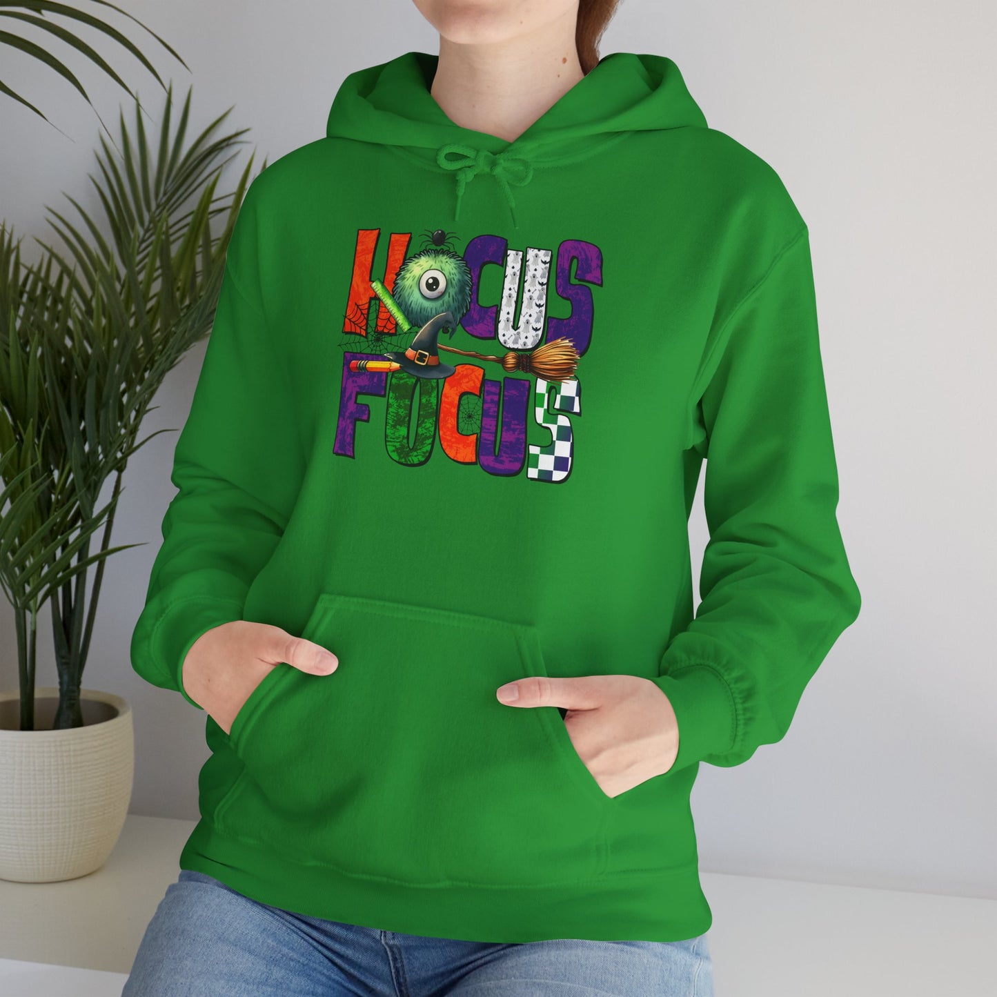 Heavy Blend Hoodie - Teacher/Halloween - Hocus Focus (01a)