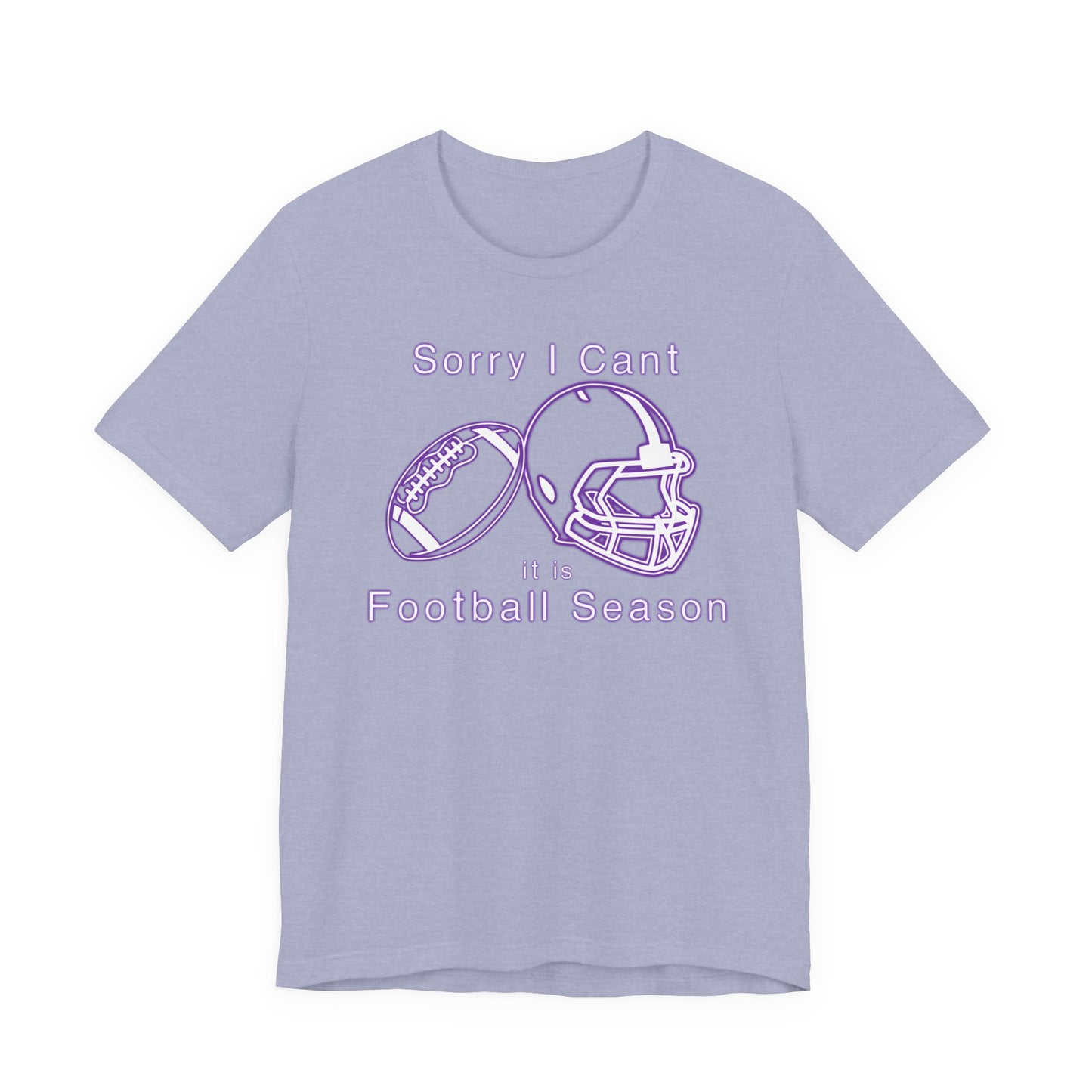 T-shirt - Football - Sorry I Cant (01c)