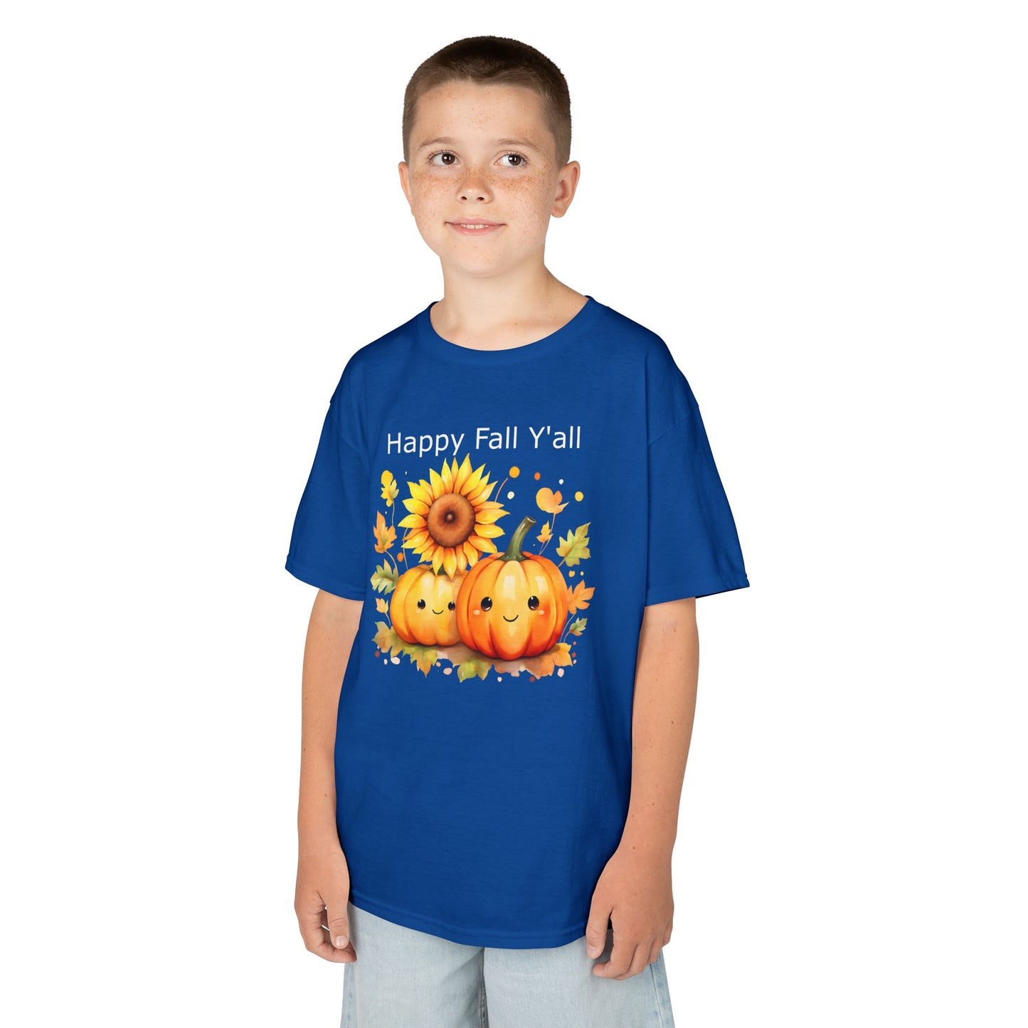 Child Tee - Autumn - Happy Fall Y'All (01)