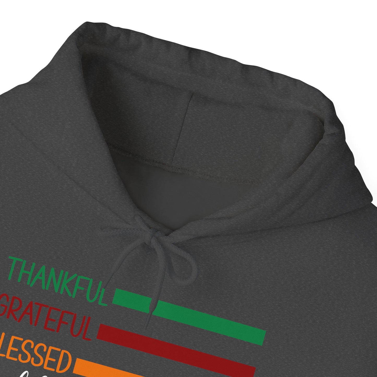 Heavy Blend Hoodie - Christian - Thankful, Grateful, Blessed & a Mess (1a)