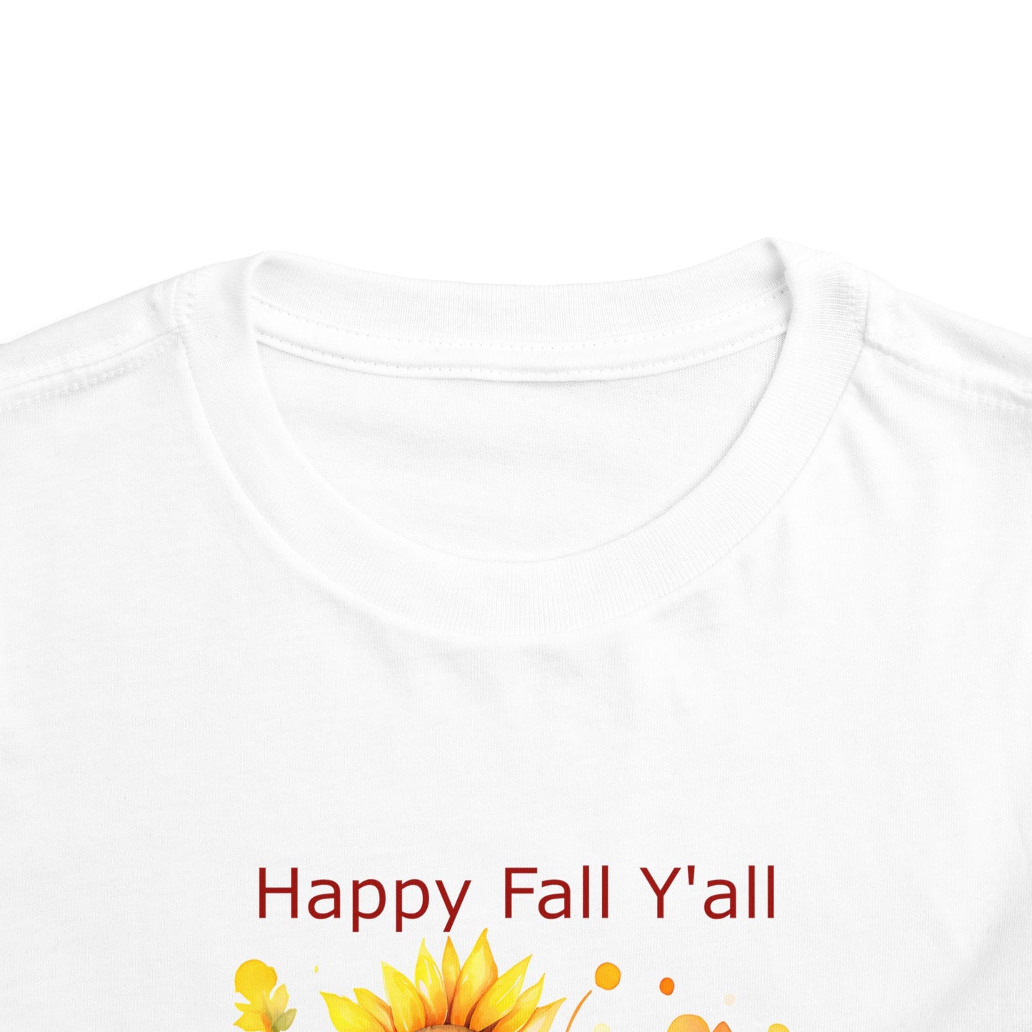Toddler Tee - Autumn - Happy Fall Y'All (01)