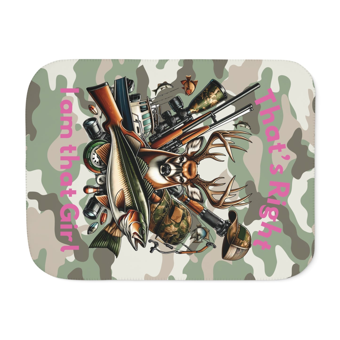 Sherpa Blanket - Hunter - I am that Girl (1)
