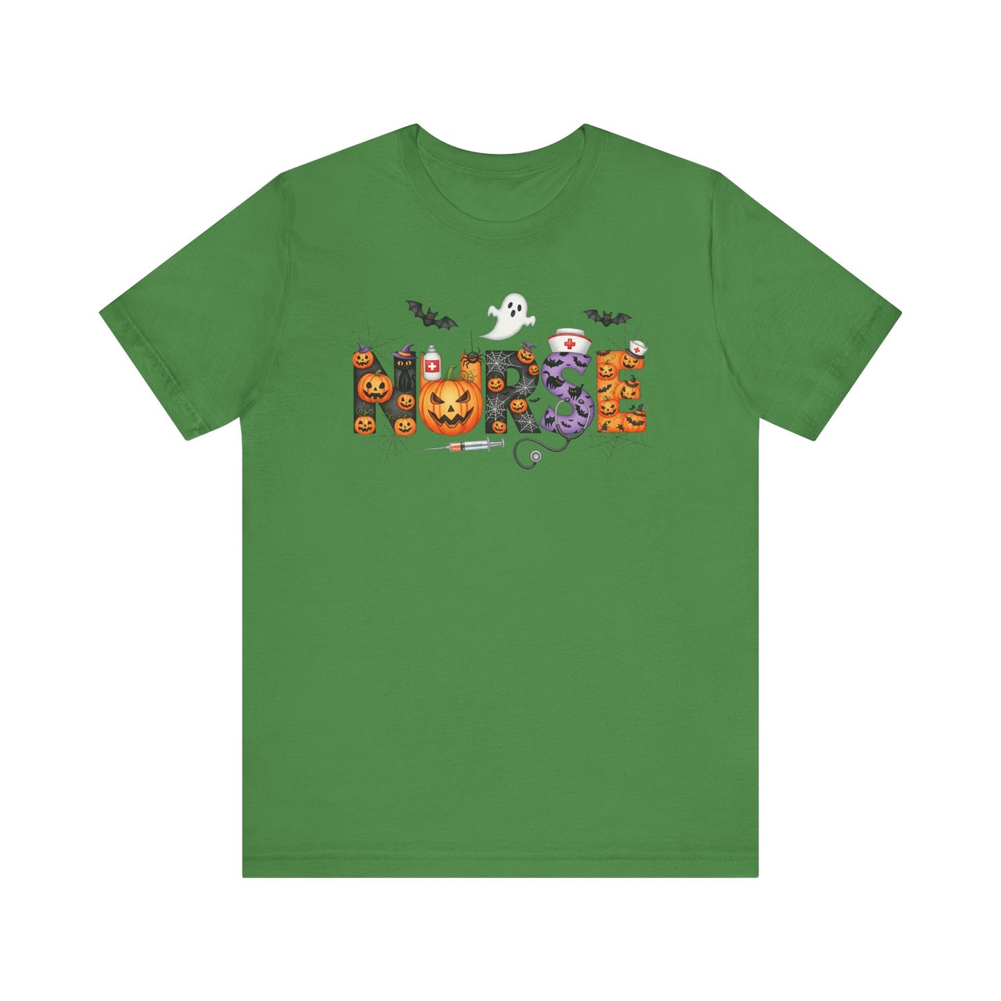 T-Shirt - Nurse / Halloween - Nurse w Halloween Decor (01a)