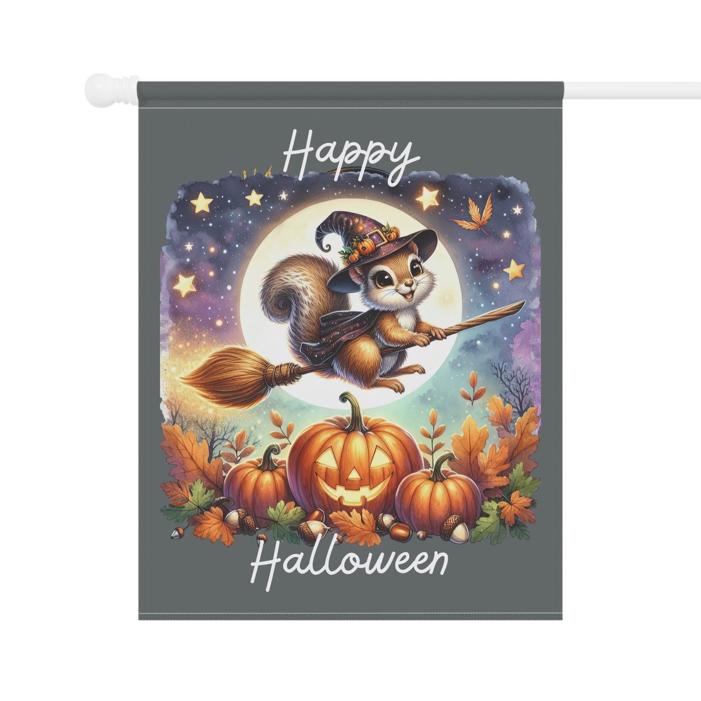 Garden Flag - Halloween - Happy Halloween (01a)