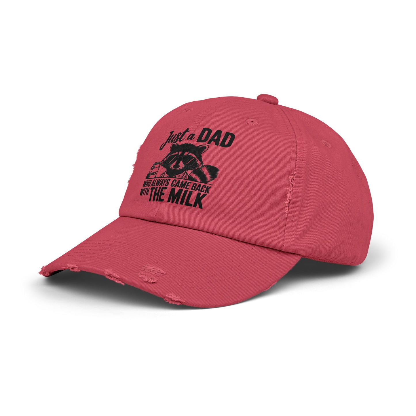 Distressed Cap - Dad / Funny - Just a dad (1)