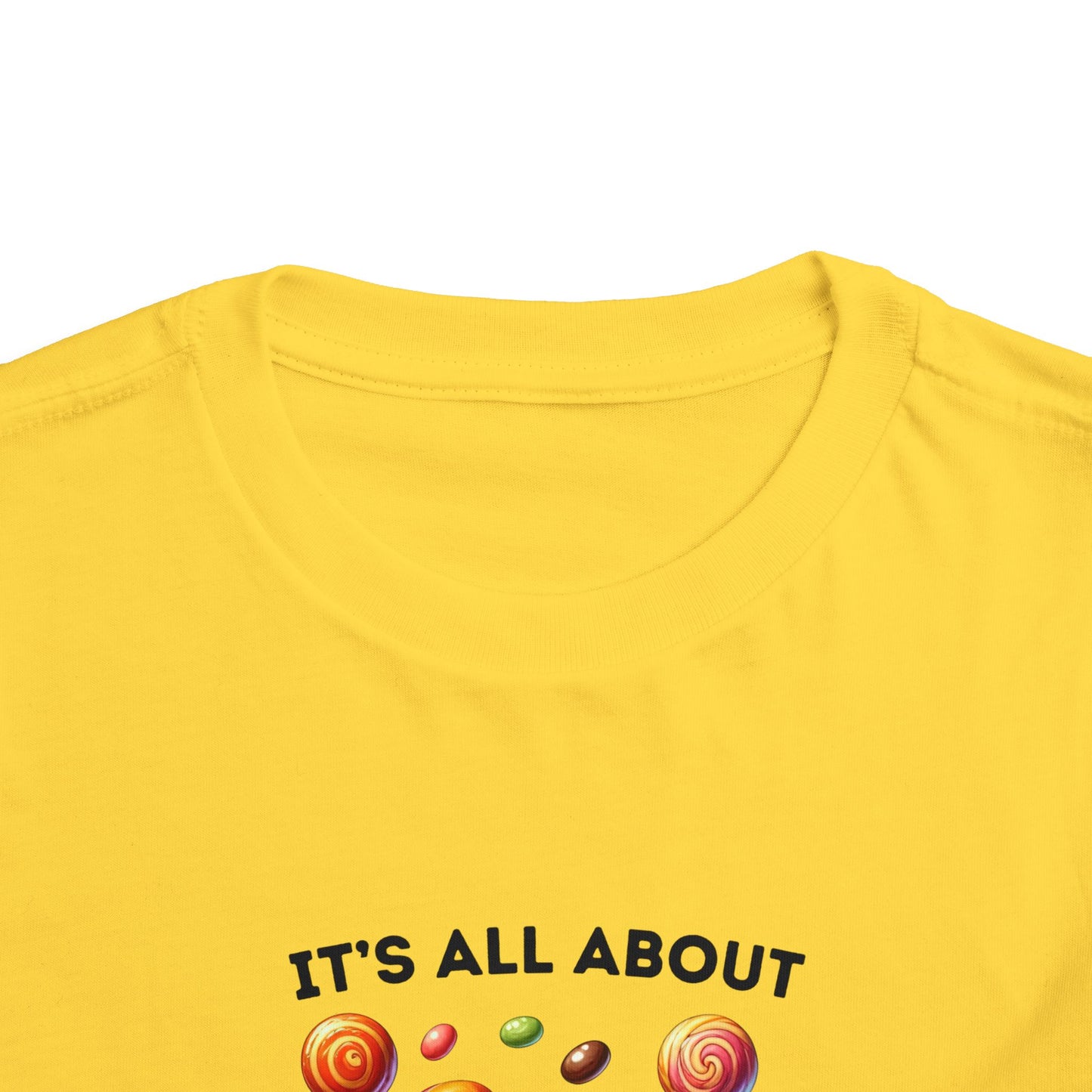 Toddler Tee - Halloween / Monster - It's all about the Candy! (01a)