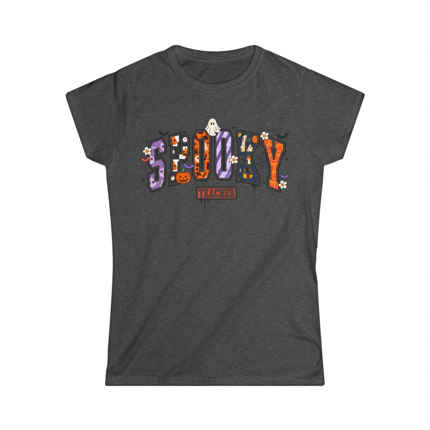 Female T-Shirt - Teacher / Halloween - Spooky Teacher (01a)