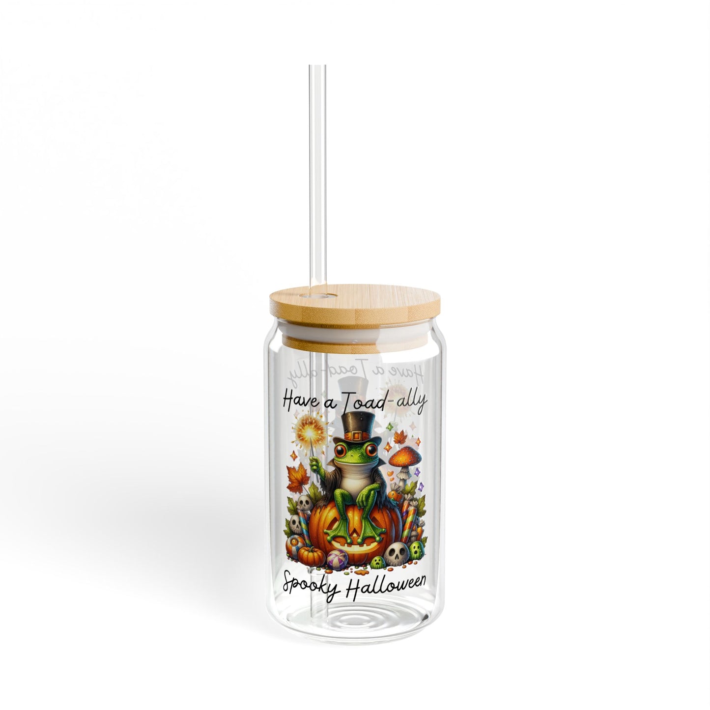 Sipper Glass - Halloween - Toad-ally Spooky Halloween