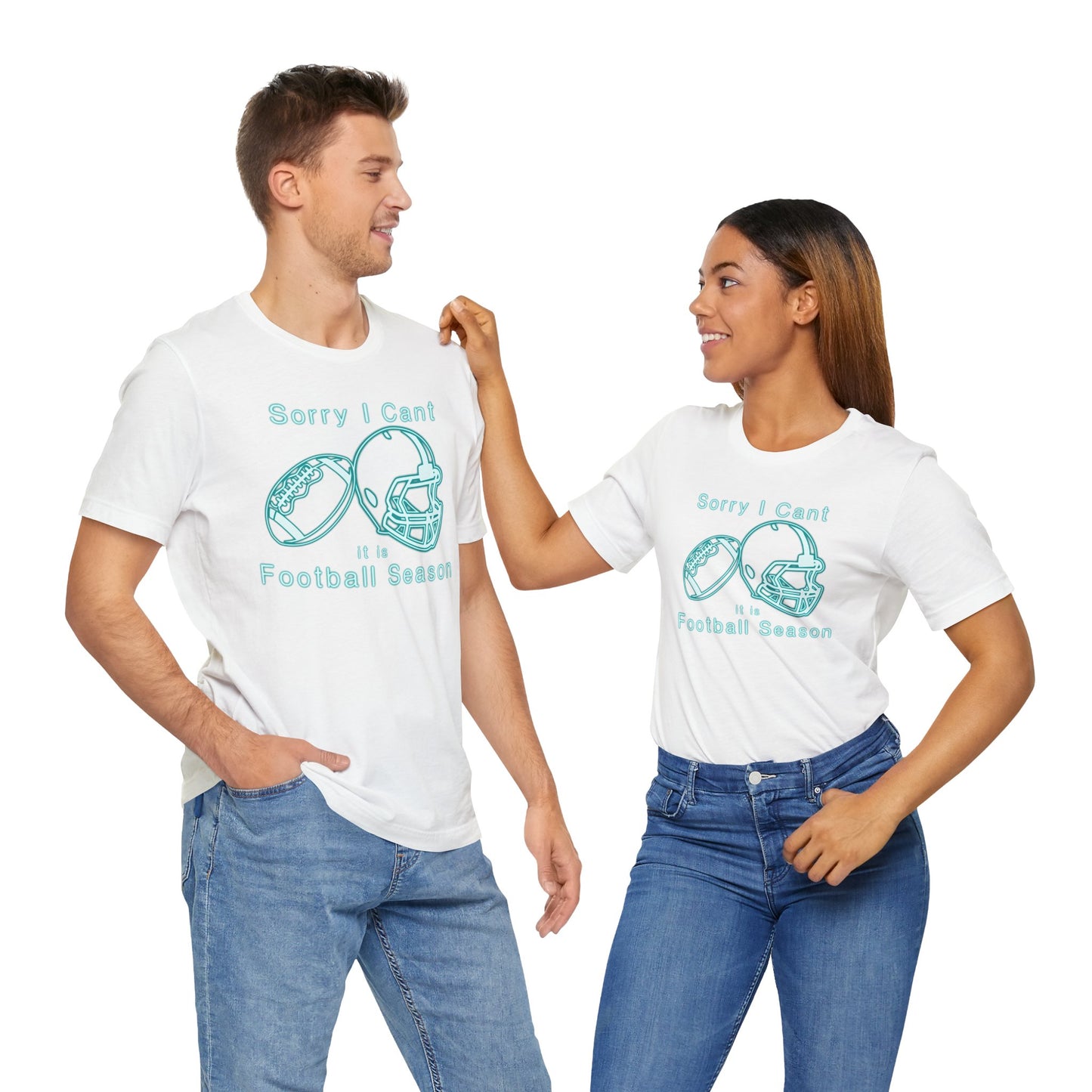 T-shirt - Football - Sorry I Cant (01b)