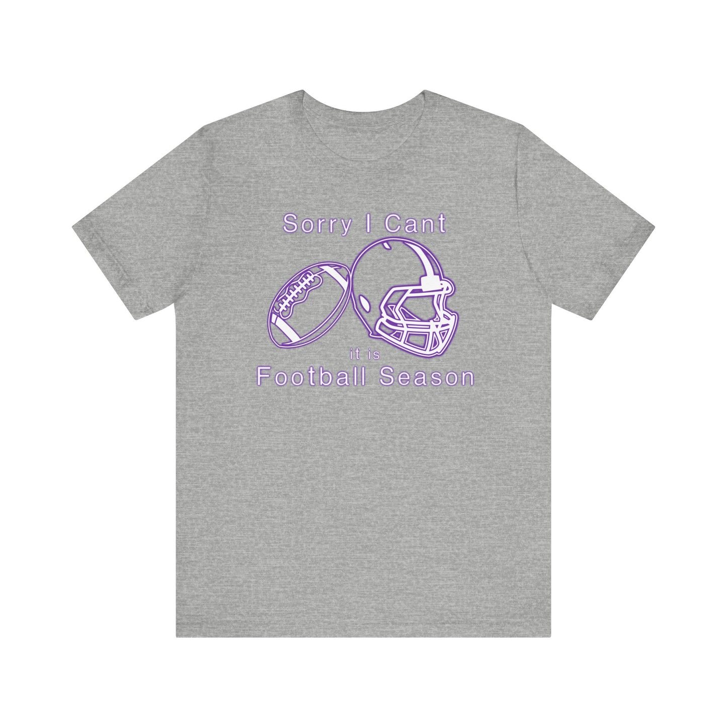 T-shirt - Football - Sorry I Cant (01c)
