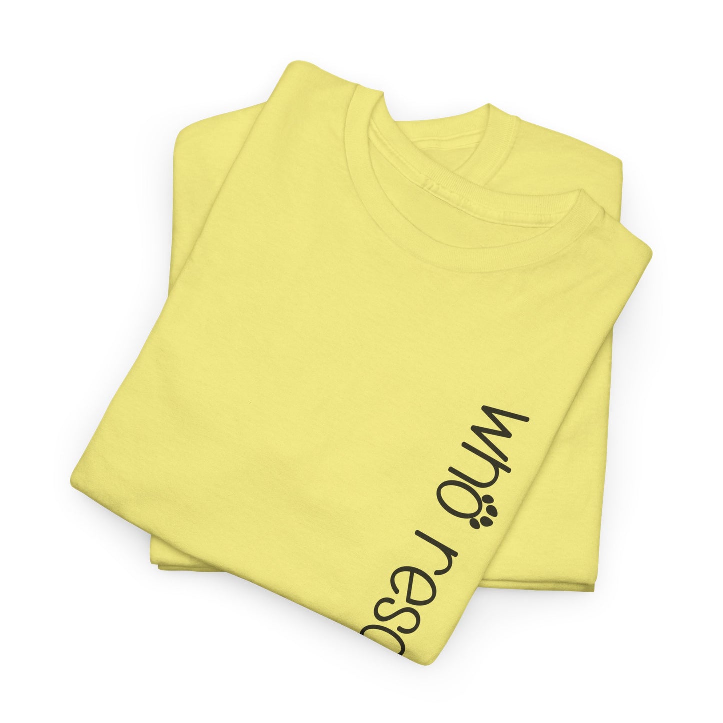 T-Shirt - Animal Lover - 'Who Rescued Who?'