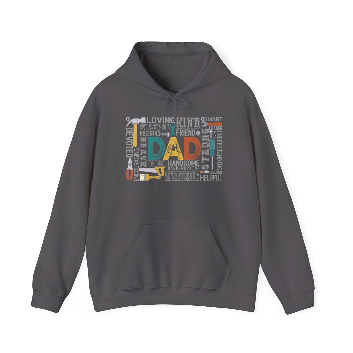Hoodie - Dad - Handyman Dad (1) - Light Writing