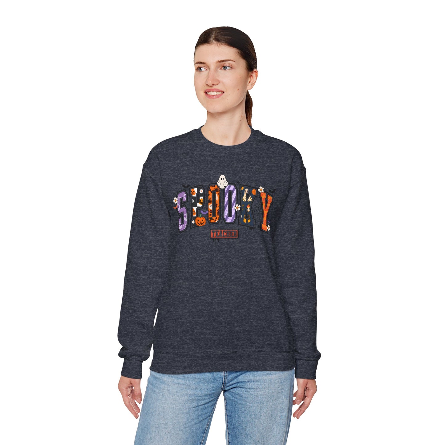 Sweatshirt - Teacher / Halloween - Spooky Teacher (1a)