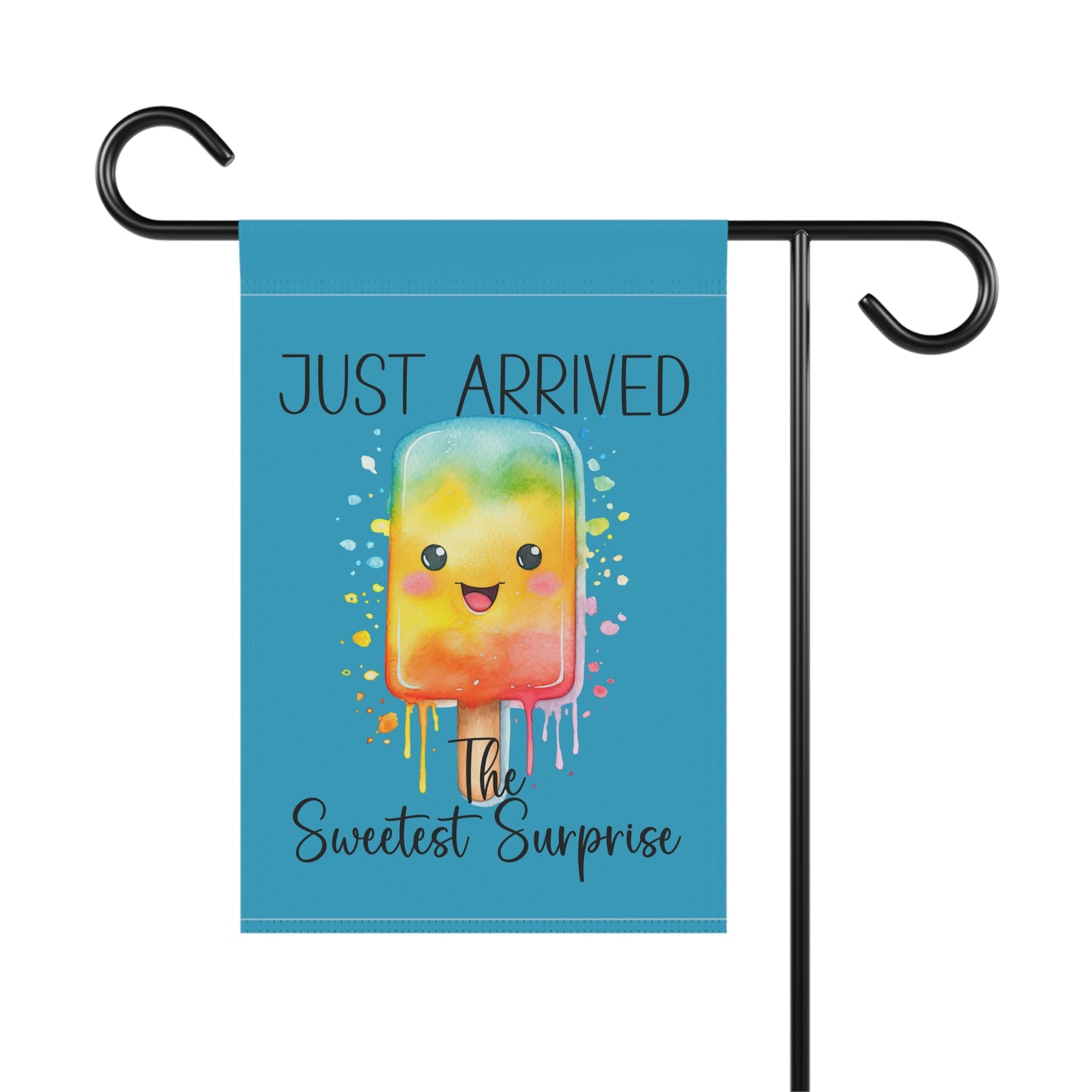 Garden Flag - Baby - Just Arrived...The Sweetest Surprise (01a)