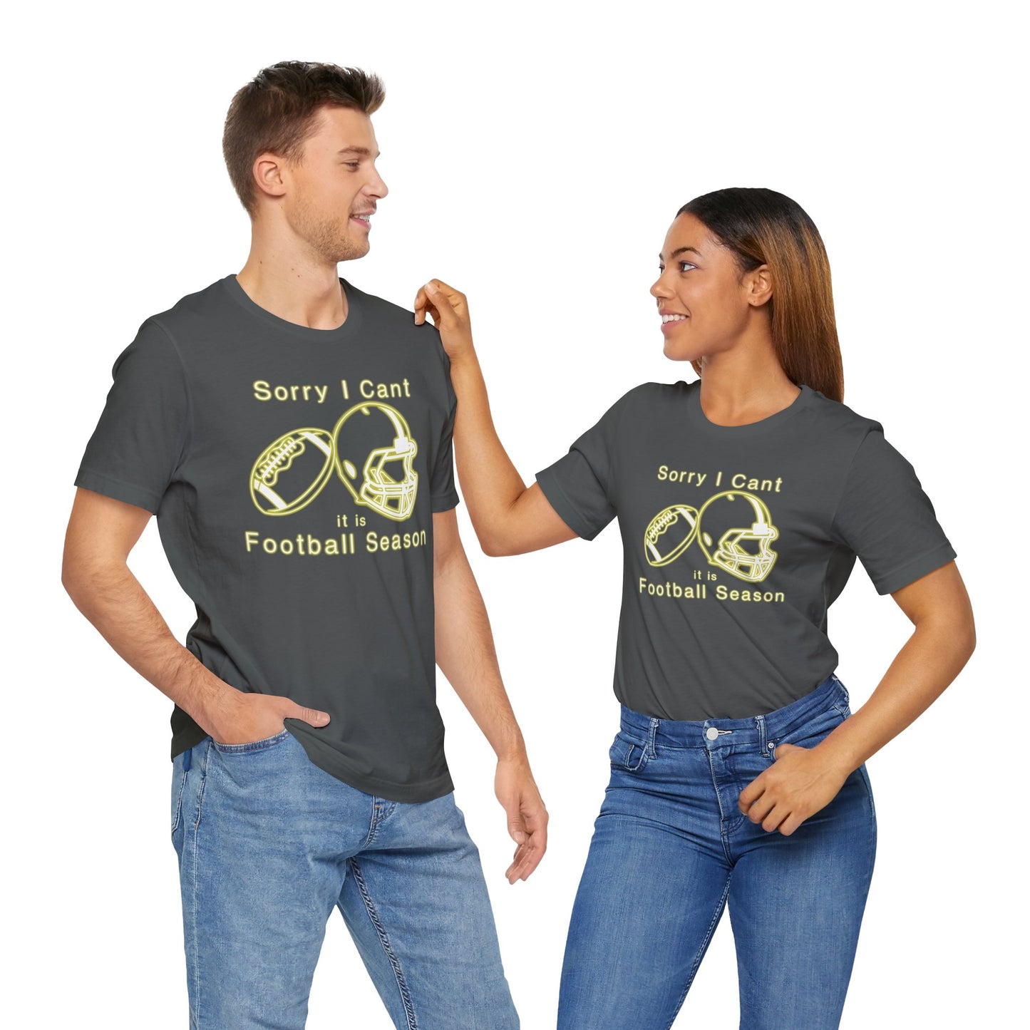 T-shirt - Football - Sorry I Cant (01h)