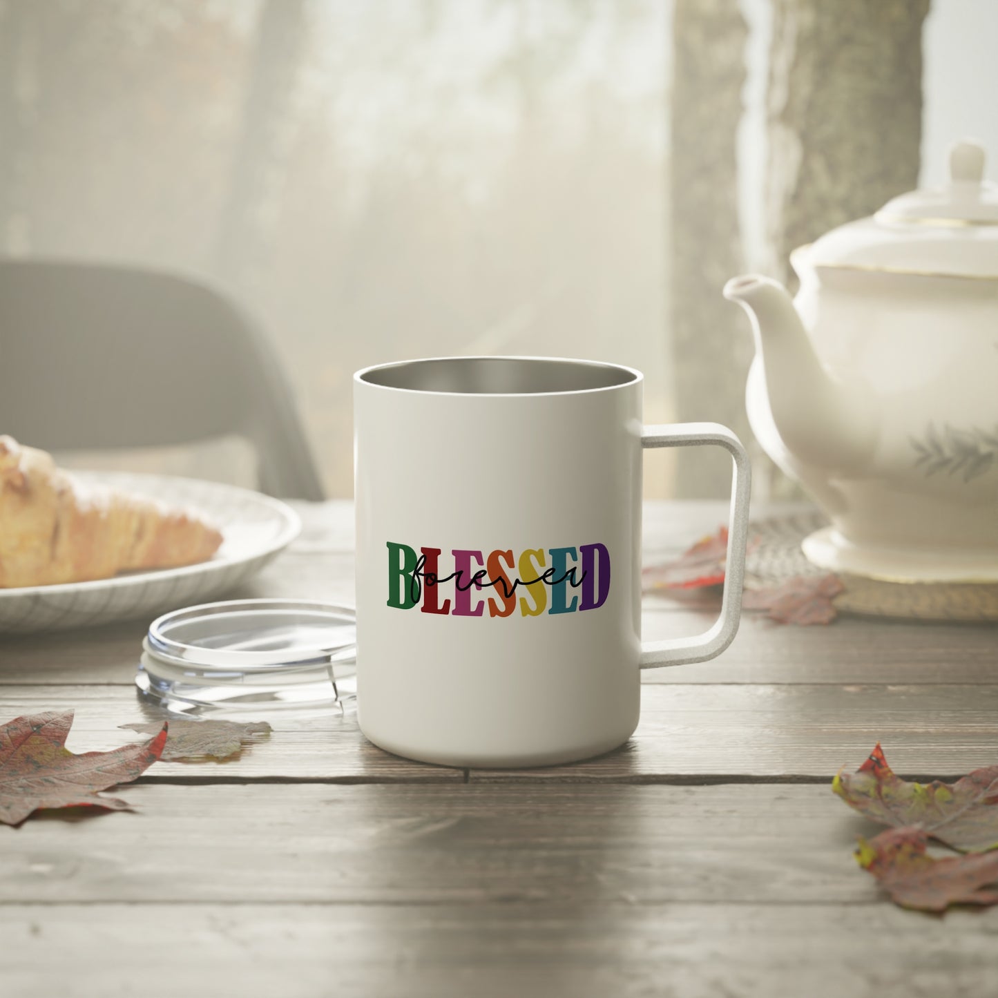 Insulated Mug - Faith - Blessed Forever (1c)