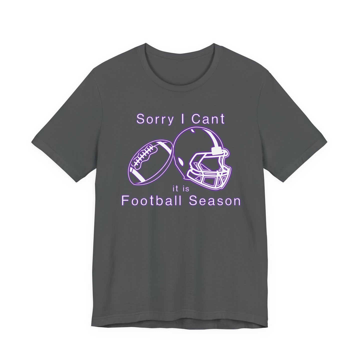 T-shirt - Football - Sorry I Cant (01c)
