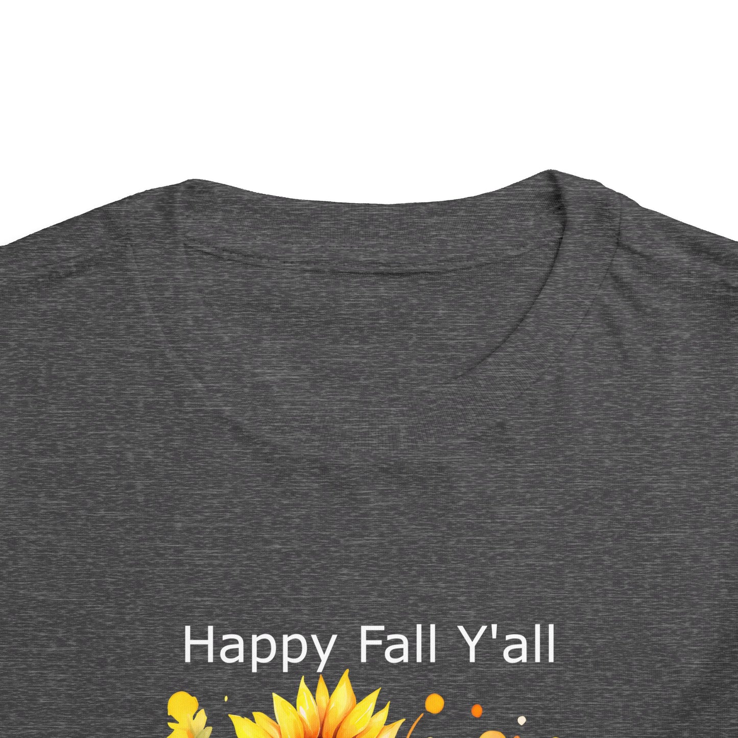 Toddler Tee - Autumn - Happy Fall Y'All (01)