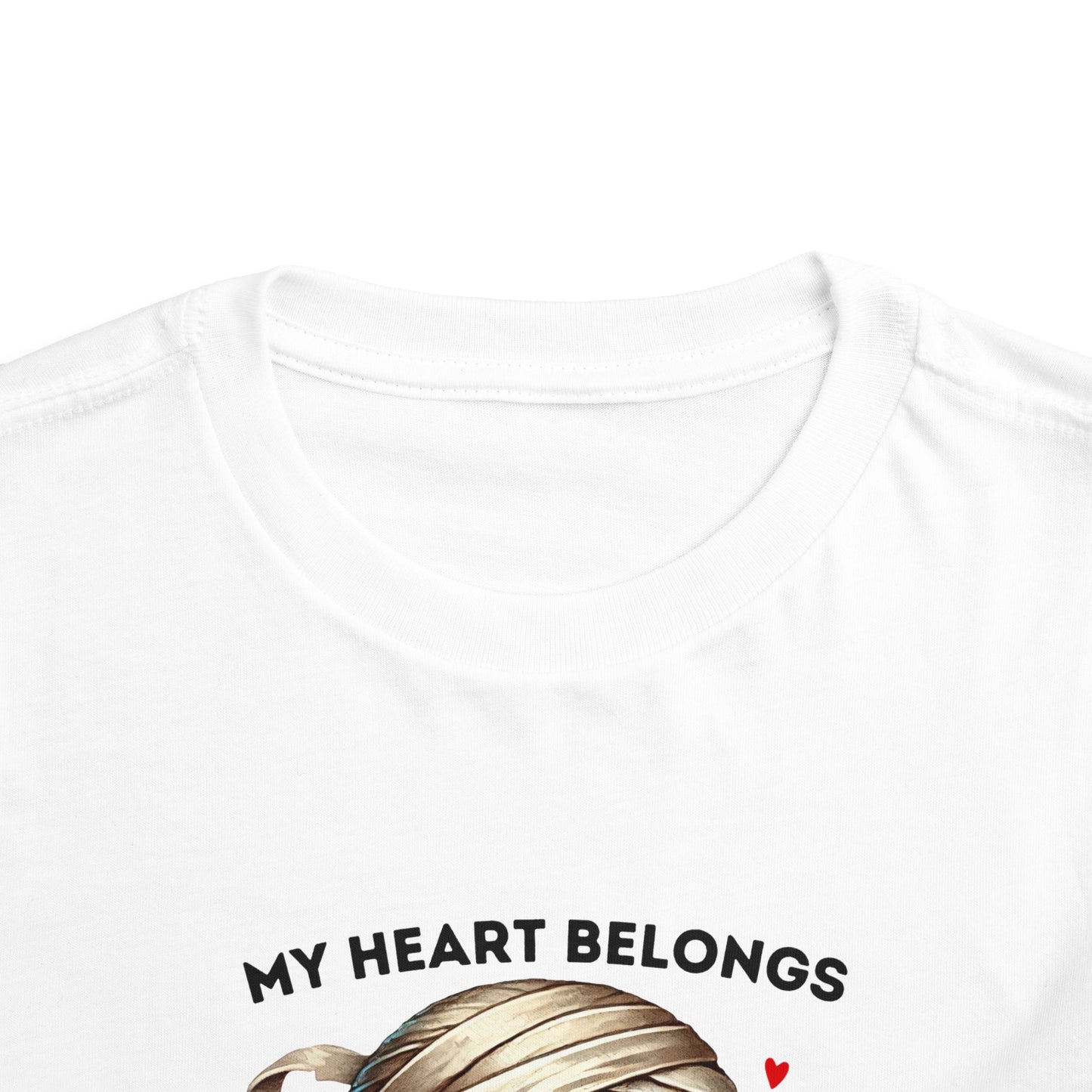 Toddler Tee - Halloween - My Heart Belongs to My Mummy (2a)