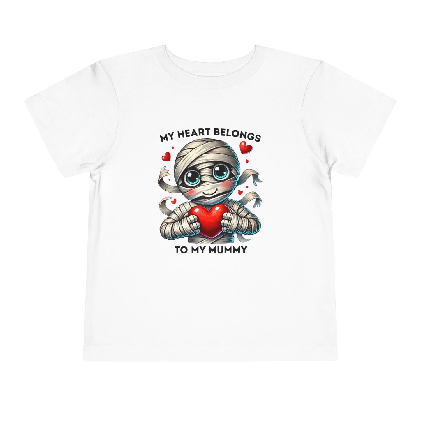 Toddler Tee - Halloween - My Heart Belongs to My Mummy (1a)