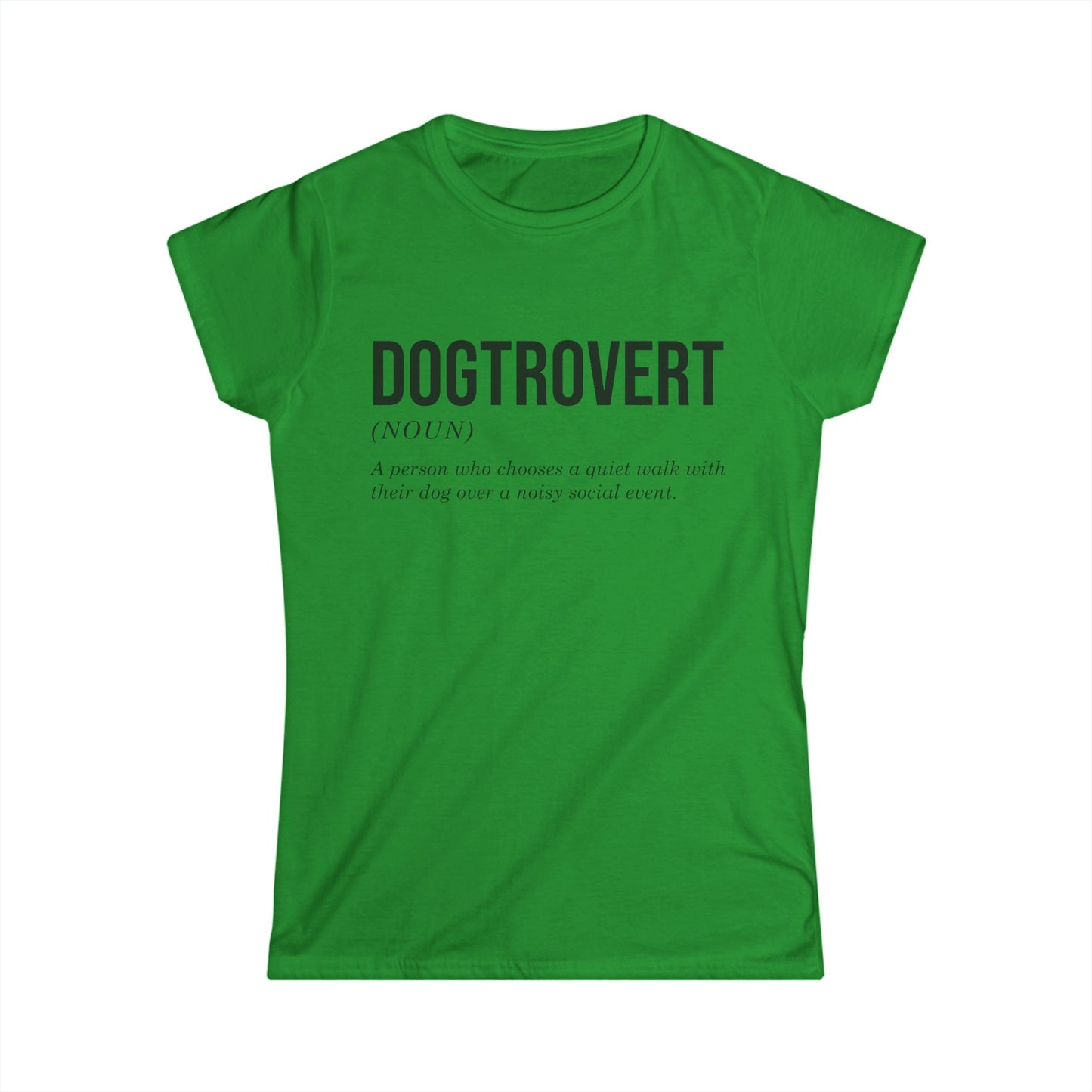 Female T-Shirt - Animal Lover - Dogtrovert (1a)
