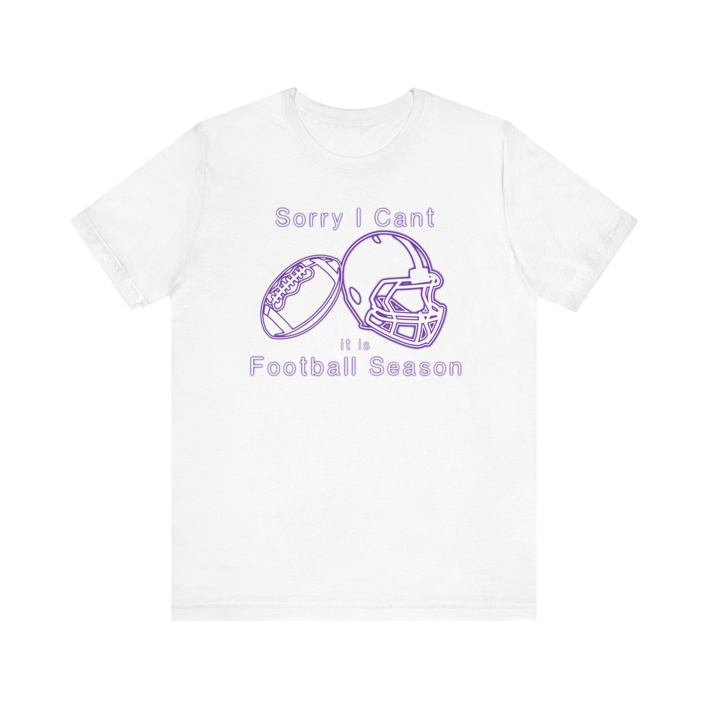 T-shirt - Football - Sorry I Cant (01c)
