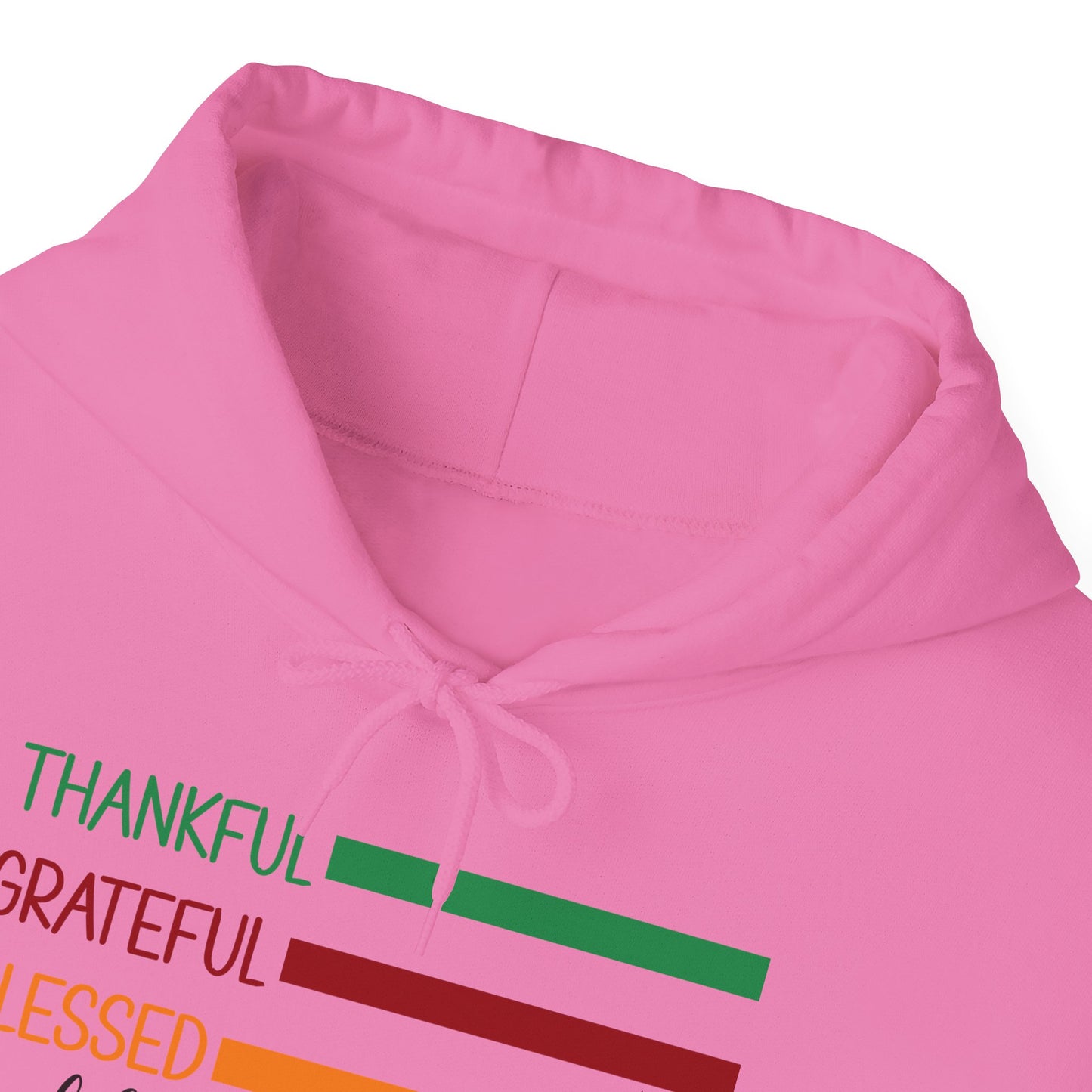 Heavy Blend Hoodie - Christian - Thankful, Grateful, Blessed & a Mess (1a)