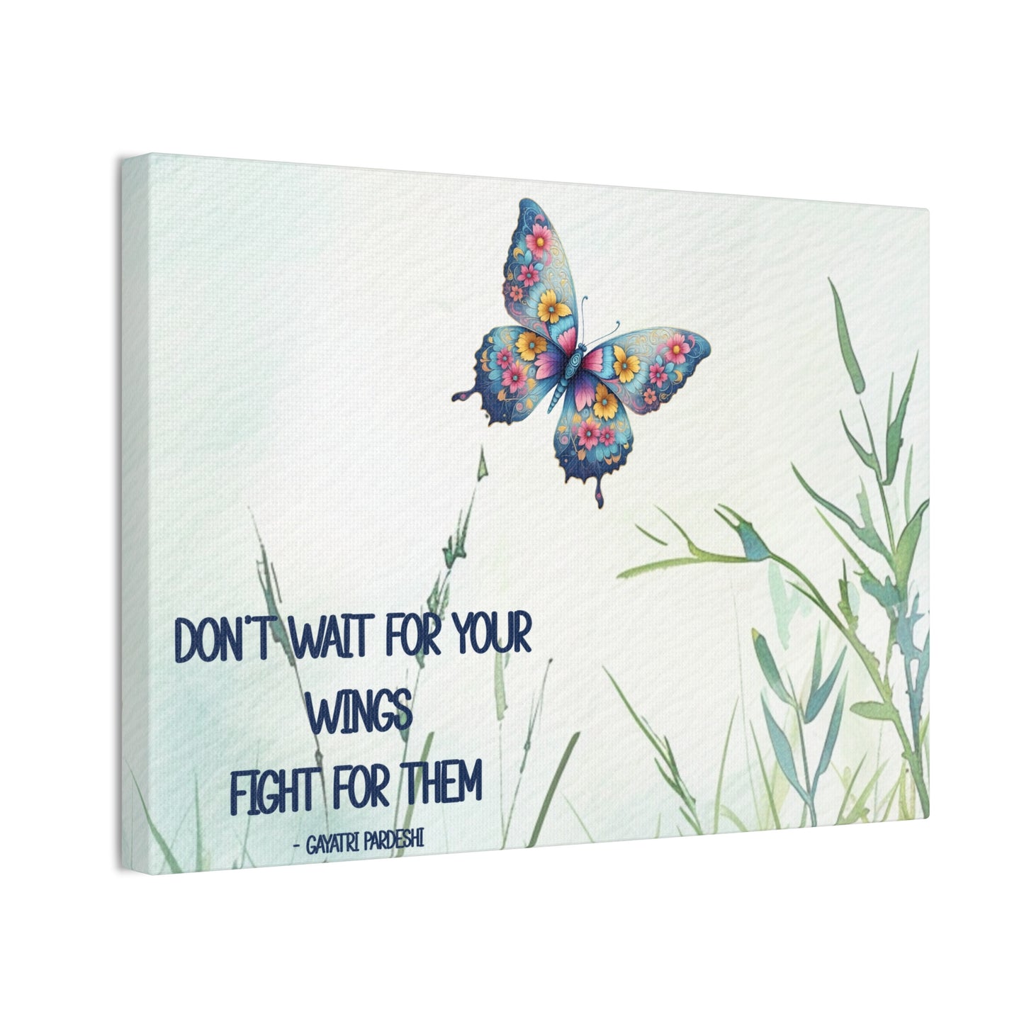 Canvas - Butterfly - Don't Wait for Wings (1)