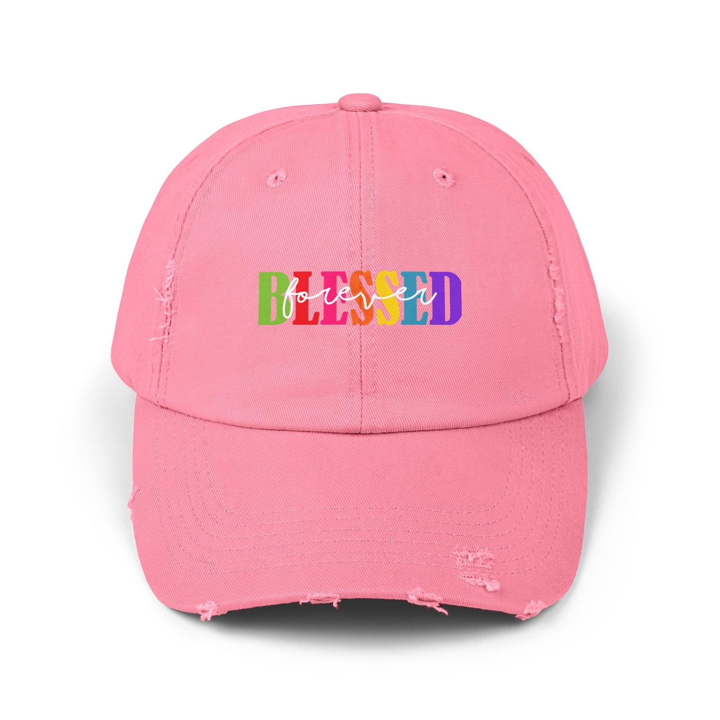 Distressed Cap - Faith - Blessed Forever (1)