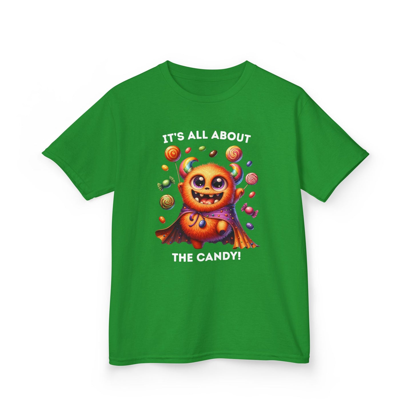 Child Tee - Halloween / Monster - It's all about the Candy! (01a)