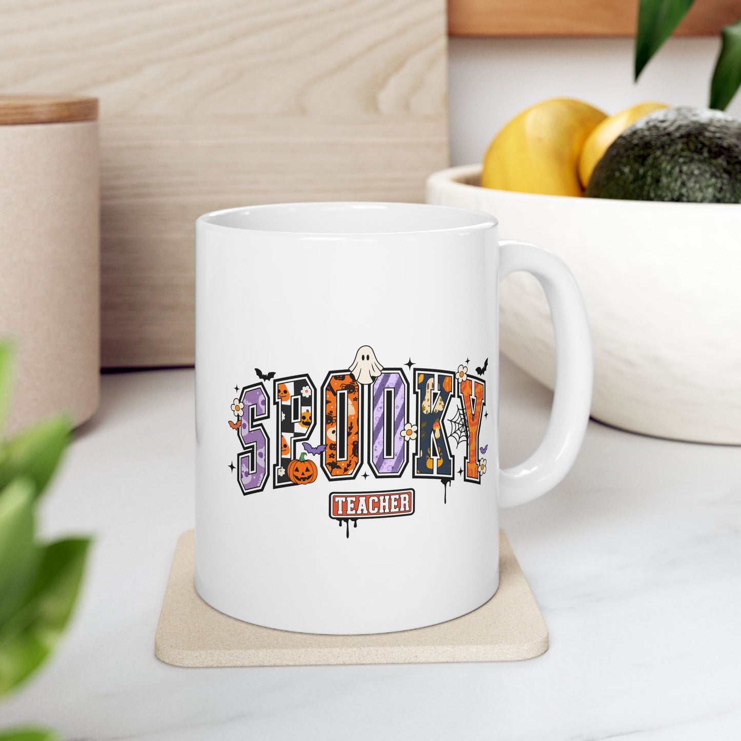 Ceramic Mug - Teacher / Halloween - Spooky Teacher (01a)