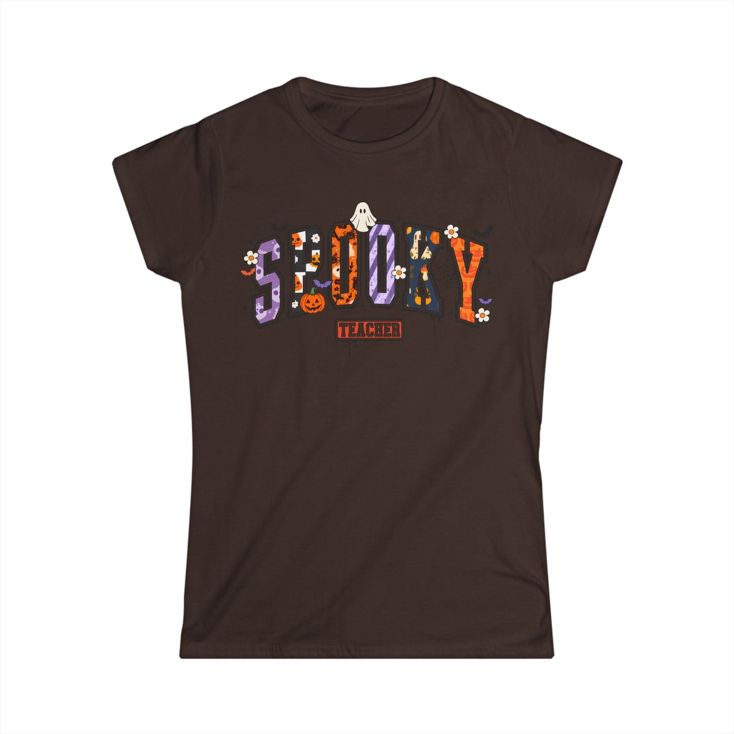 Female T-Shirt - Teacher / Halloween - Spooky Teacher (01a)