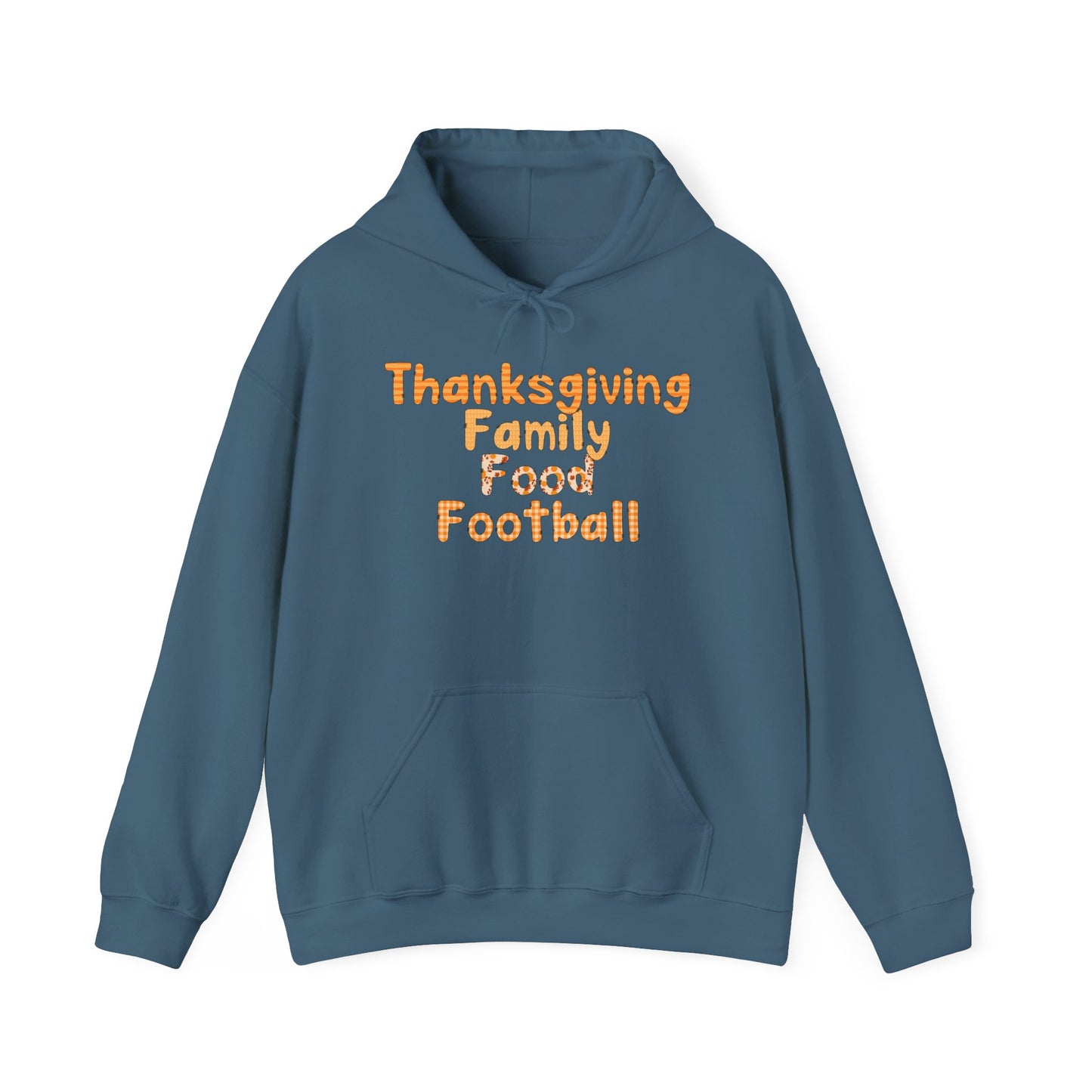 Heavy Blend Hoodie - Thanksgiving - Family Food Football (1a)